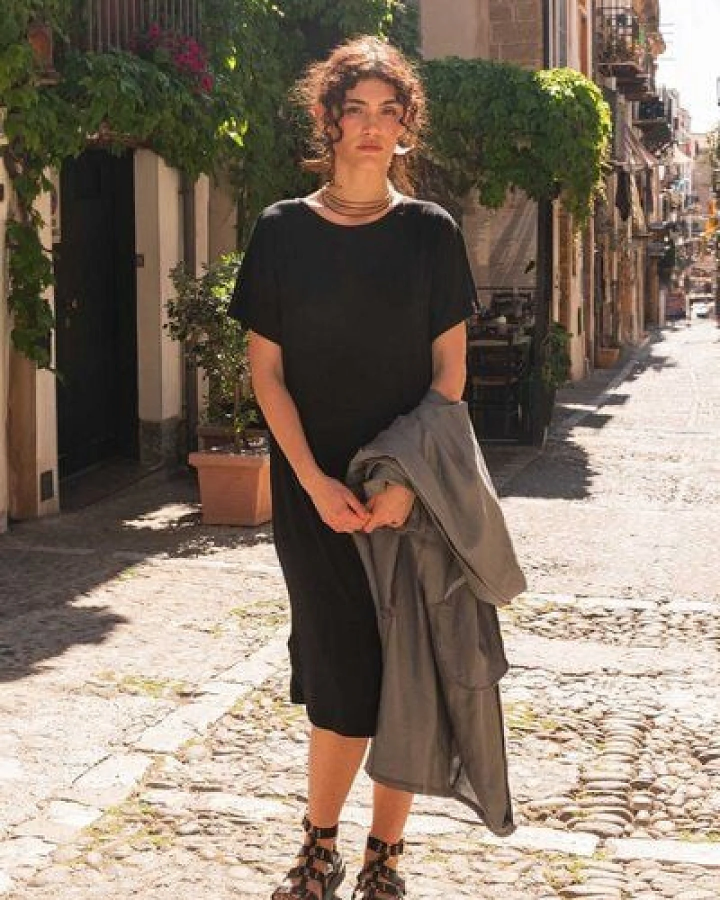WiDDA berlin Rückenfreies Jerseykleid FARLO aus TENCEL® – Ansicht 3