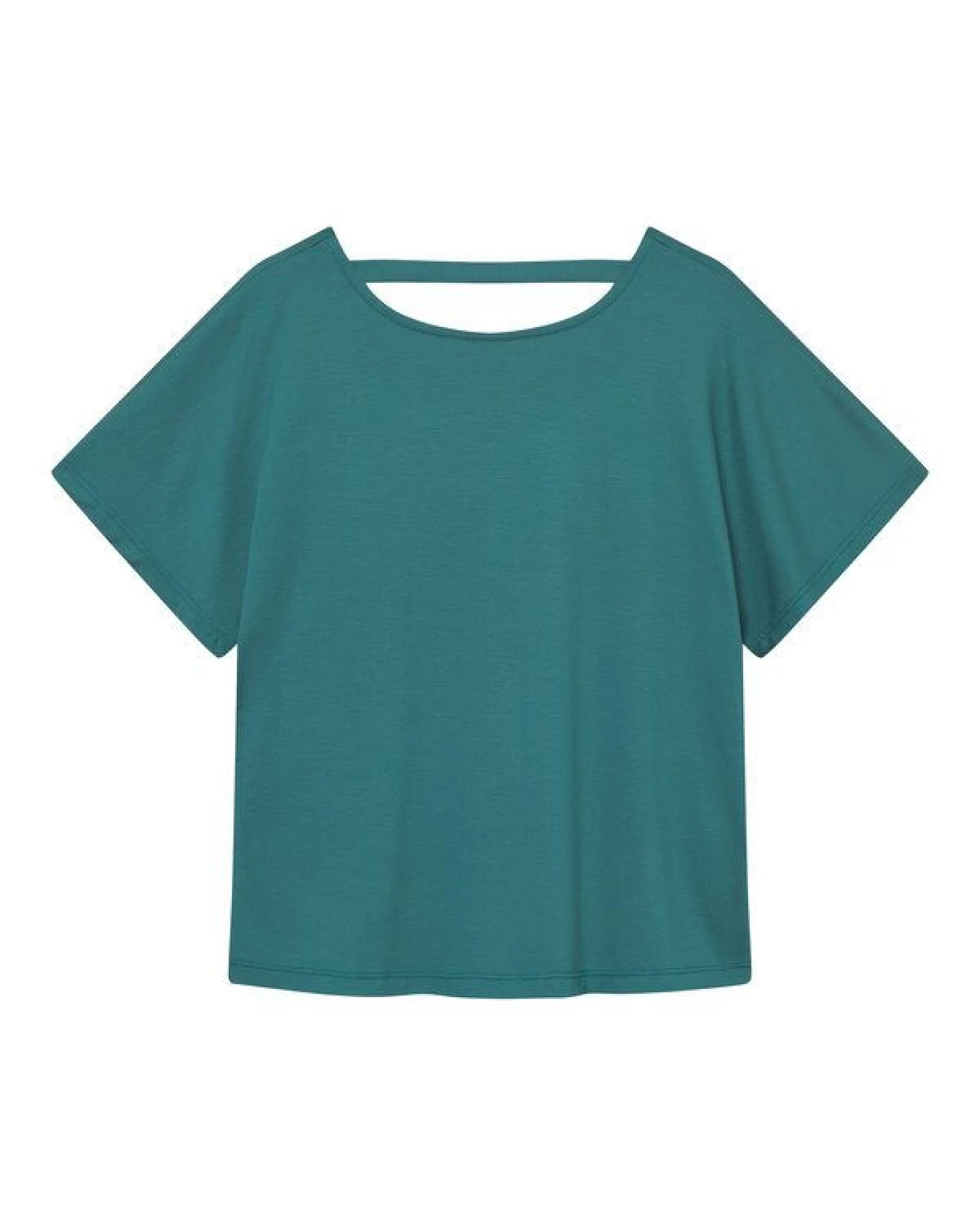 WiDDA berlin Rückenfreies Shirt FARI Petrol aus TENCEL® Modal Jersey – Ansicht 2