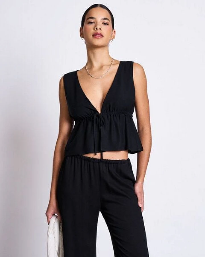 JAN N JUNE TIE TOP VESTER