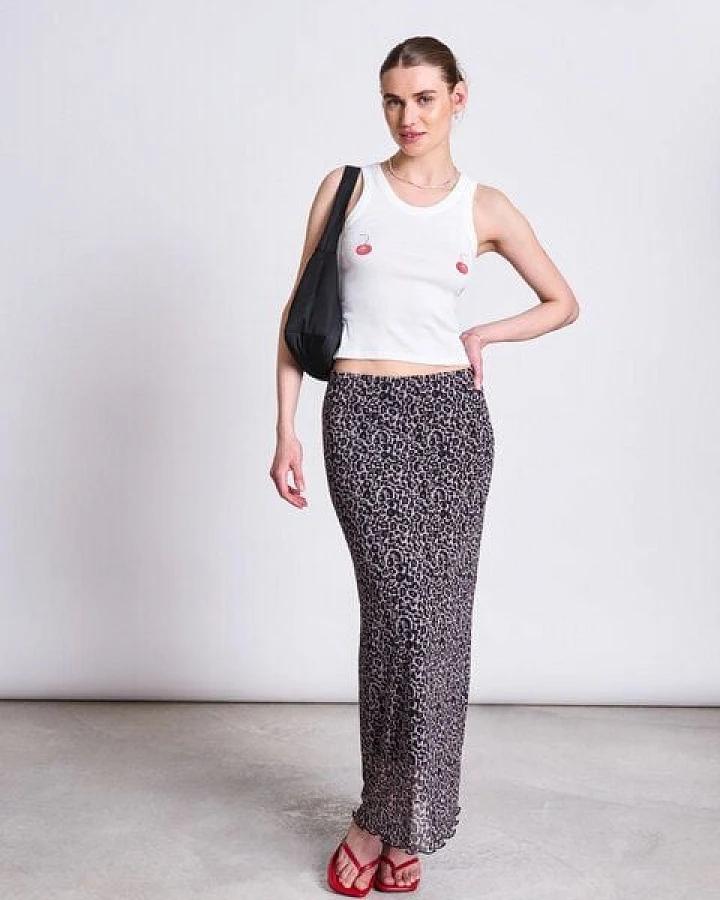 JAN N JUNE PRINTED TANK TOP AMAGER