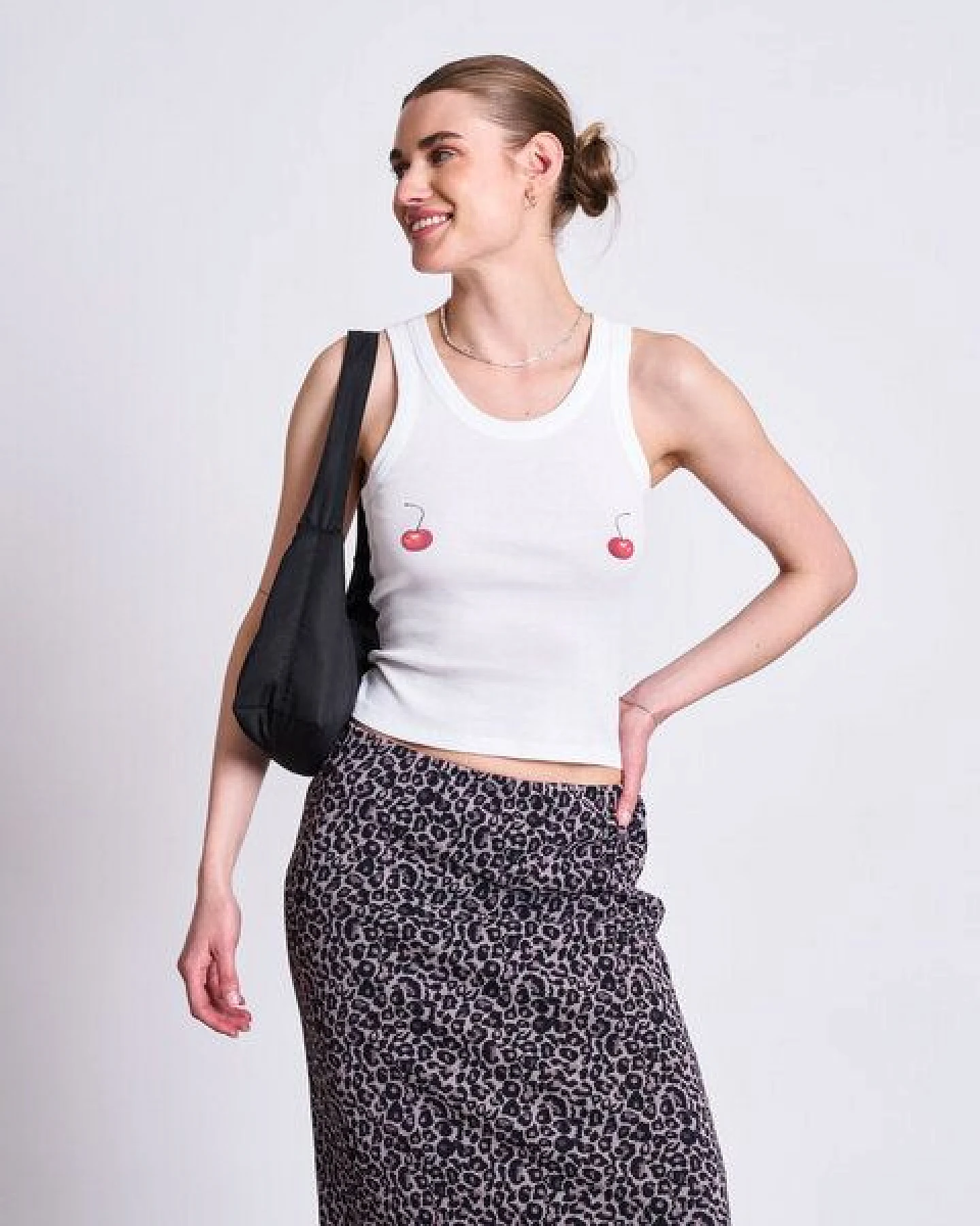 JAN N JUNE PRINTED TANK TOP AMAGER – Ansicht 2
