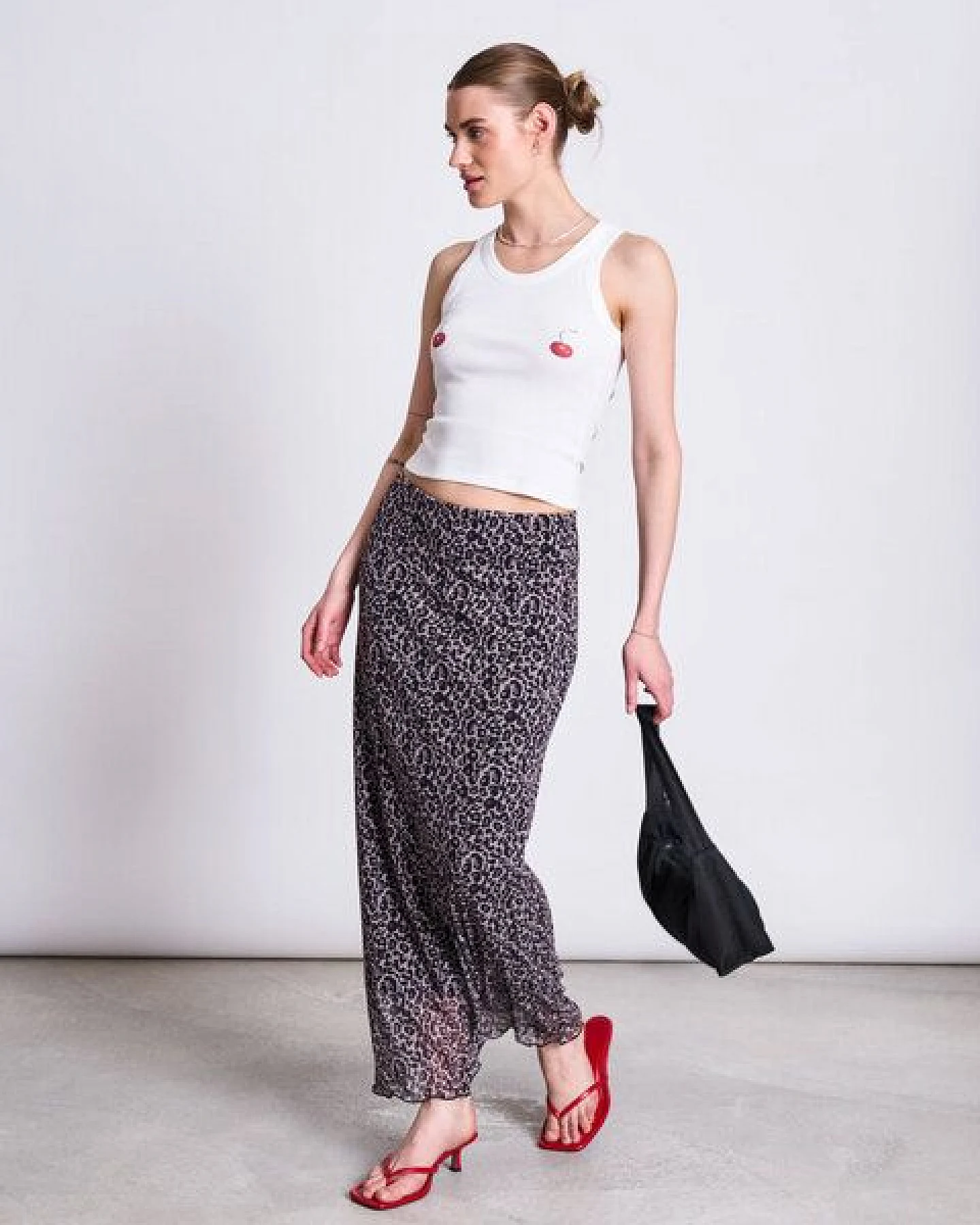 JAN N JUNE PRINTED TANK TOP AMAGER – Ansicht 4