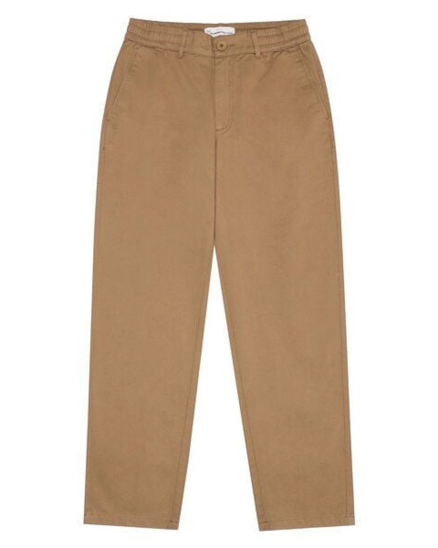 KnowledgeCotton Apparel CHLOE Barrel Mid-Rise Twill Chino - GOTS/Vegan – Ansicht 3