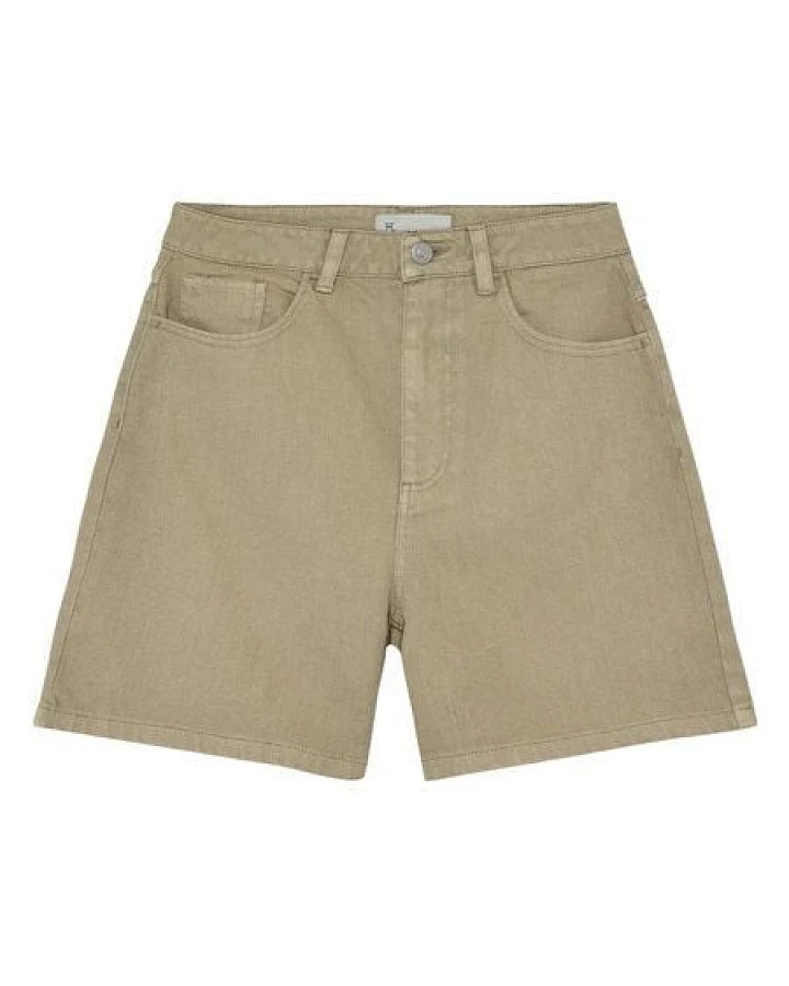 KnowledgeCotton Apparel GALE gerade Mid-Rise Twill 5-Pocket-Shorts - GOTS/Vegan