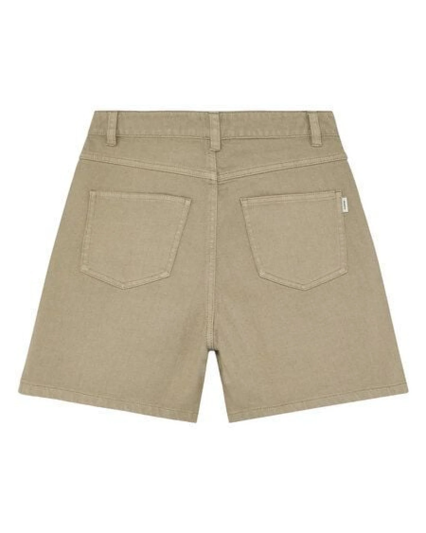 KnowledgeCotton Apparel GALE gerade Mid-Rise Twill 5-Pocket-Shorts - GOTS/Vegan – Ansicht 3