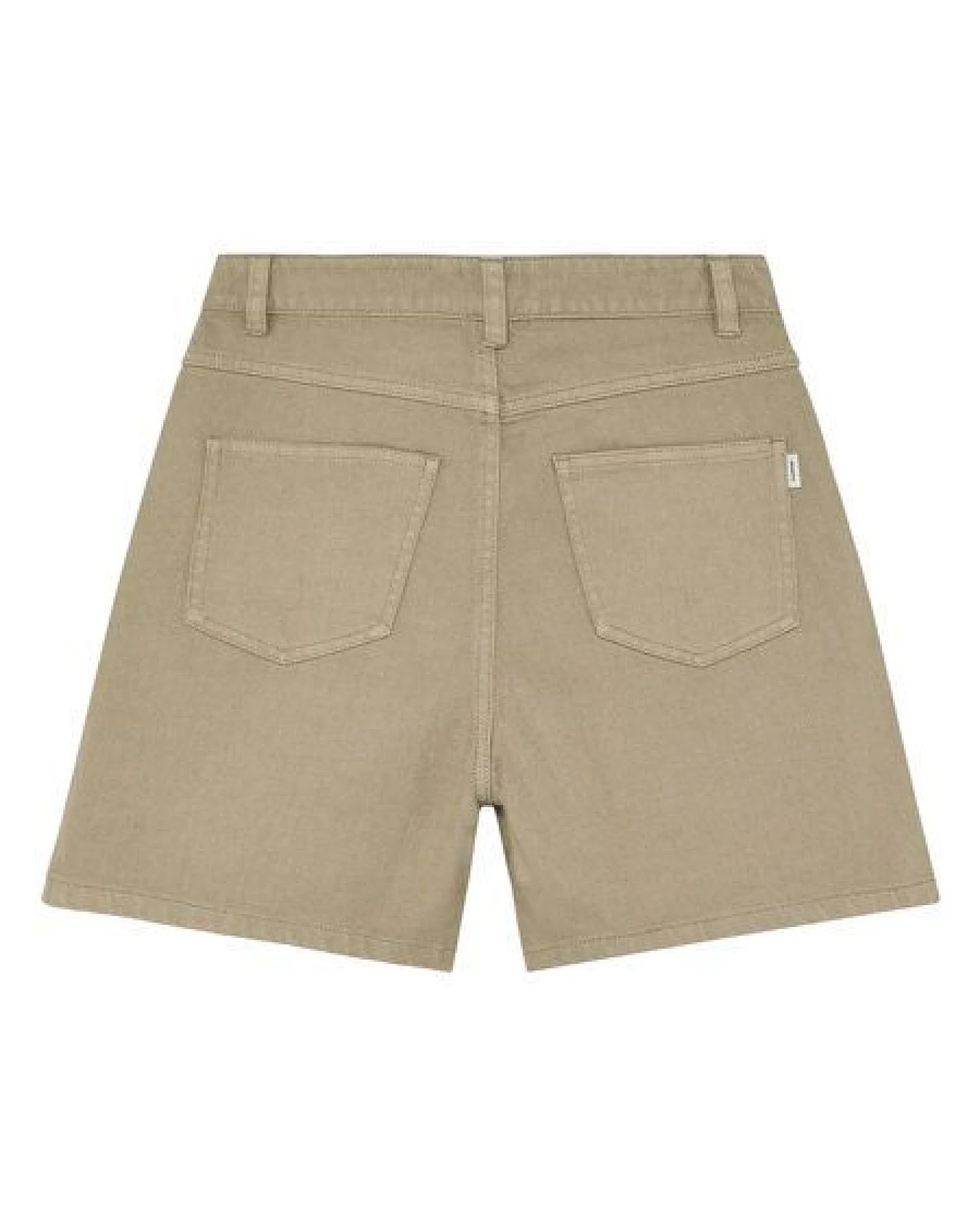 KnowledgeCotton Apparel GALE gerade Mid-Rise Twill 5-Pocket-Shorts - GOTS/Vegan – Ansicht 3