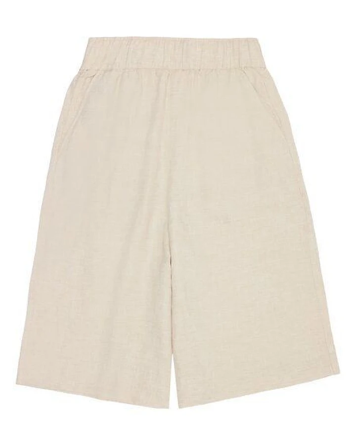KnowledgeCotton Apparel EVE Culotte hohe Leinen-Shorts - GOTS/Vegan