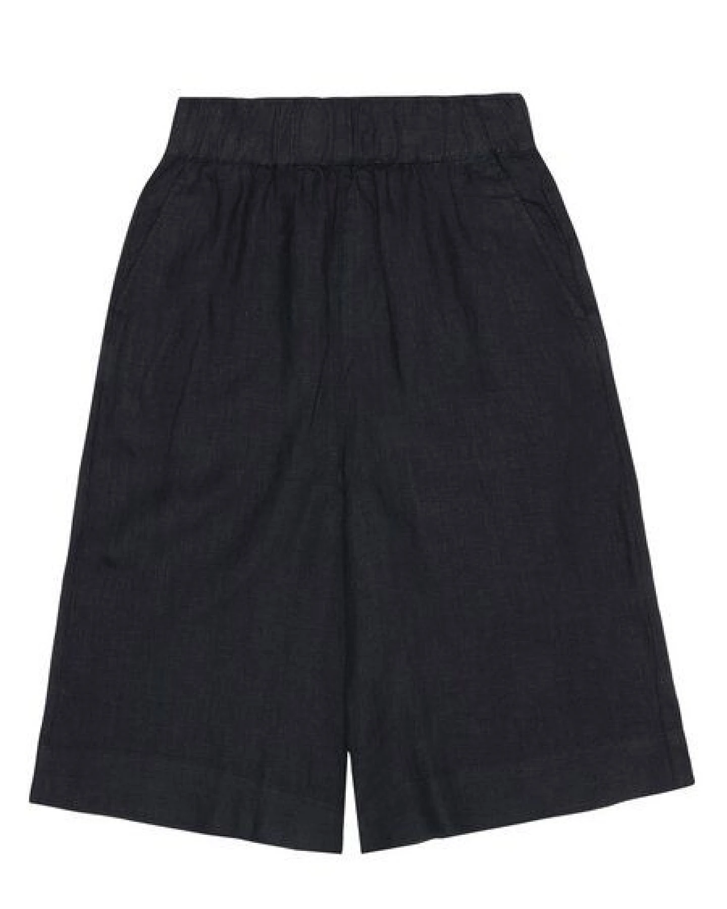 KnowledgeCotton Apparel EVE Culotte hohe Leinen-Shorts - GOTS/Vegan – Ansicht 3