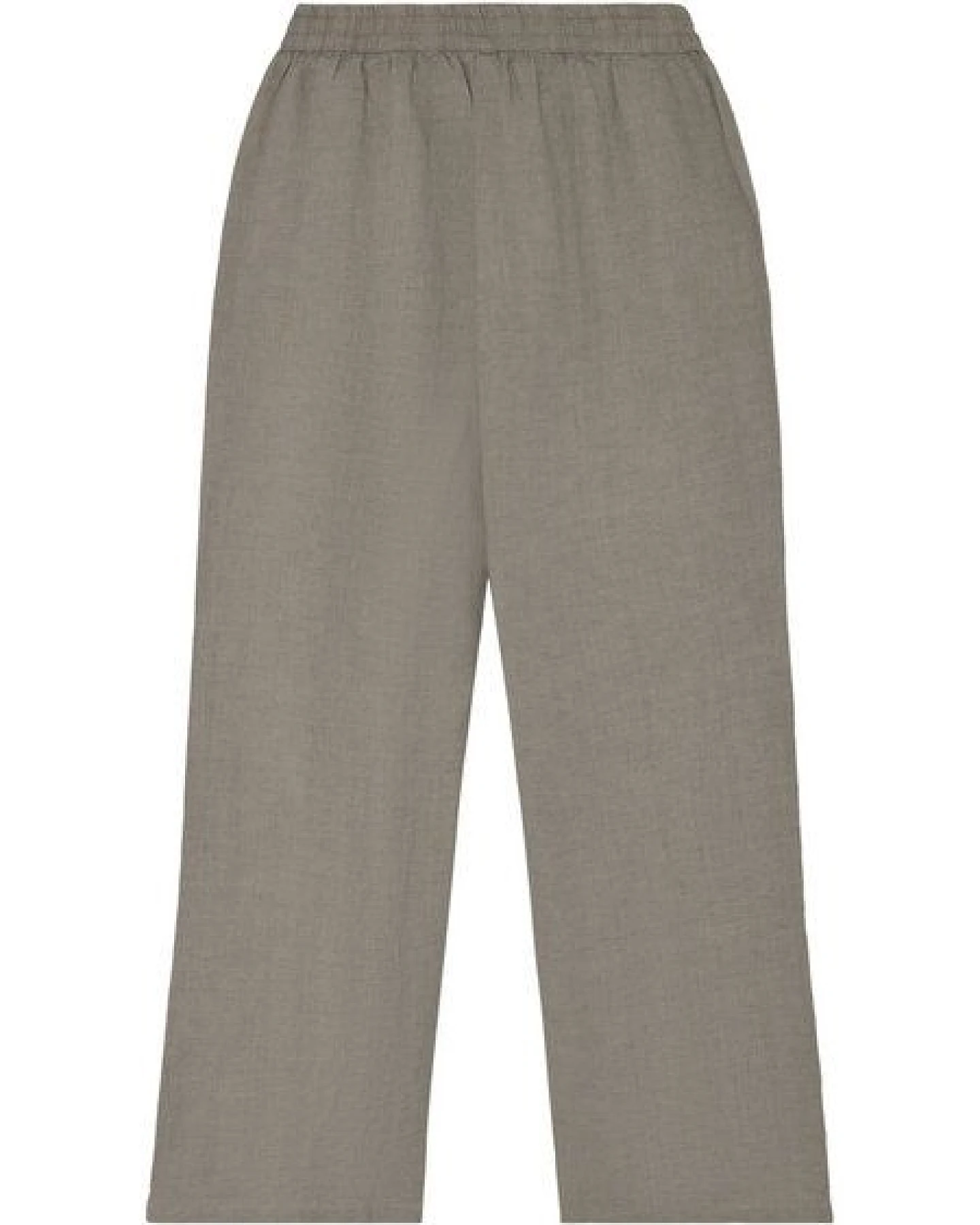 KnowledgeCotton Apparel POSEY weite, mittelhohe Leinenhose - GOTS/Vegan – Ansicht 2