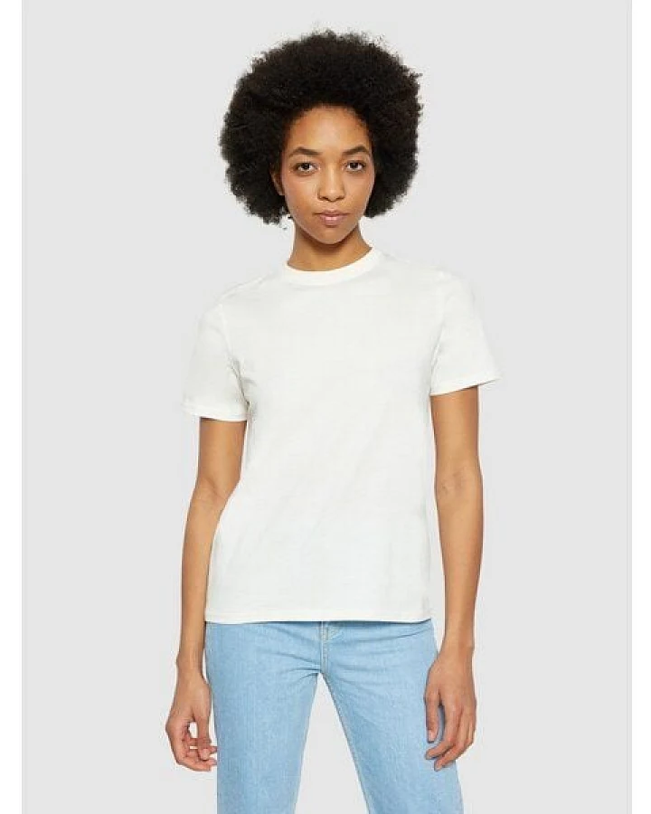 KnowledgeCotton Apparel Basic Pima-Bio-Baumwoll-T-Shirt - GOTS/Vegan