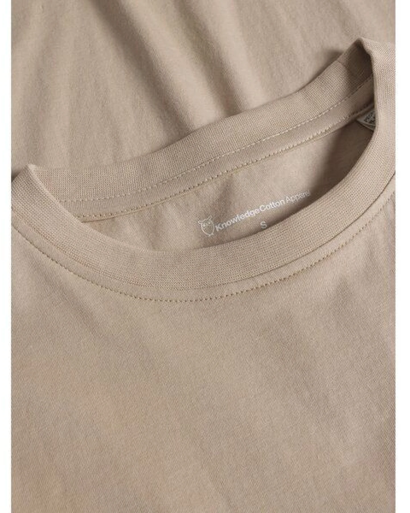 KnowledgeCotton Apparel Basic Pima-Bio-Baumwoll-T-Shirt - GOTS/Vegan – Ansicht 2