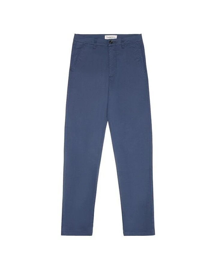 KnowledgeCotton Apparel IRIS Mom-Fit Mid-Rise Canvas Pique Chino - GOTS/Vegan