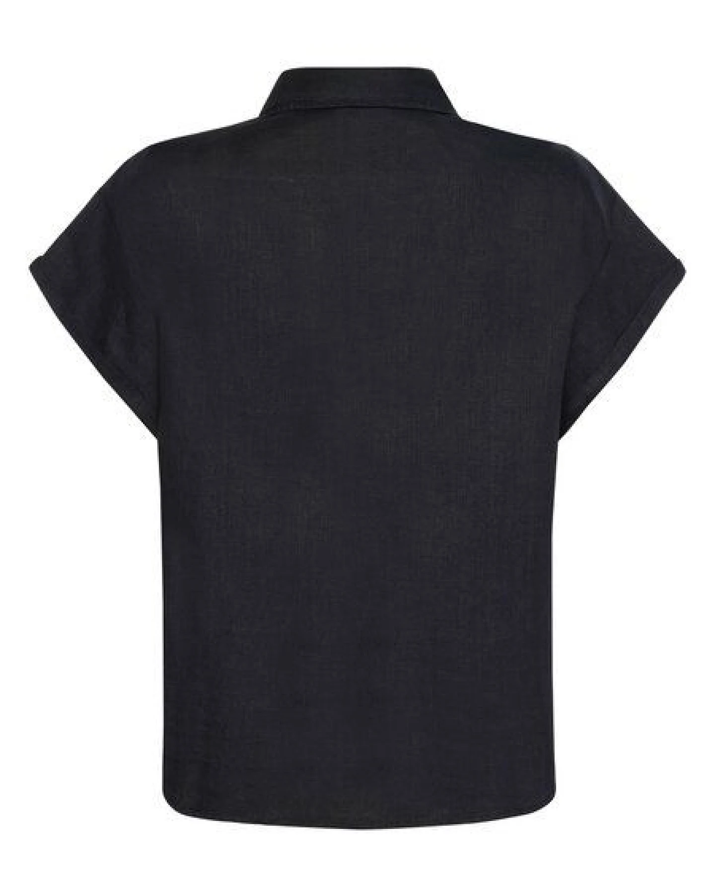 KnowledgeCotton Apparel ASTER faltbares Kurzarm-Leinenhemd - Bio-Leinen - GOTS/Vegan – Ansicht 3