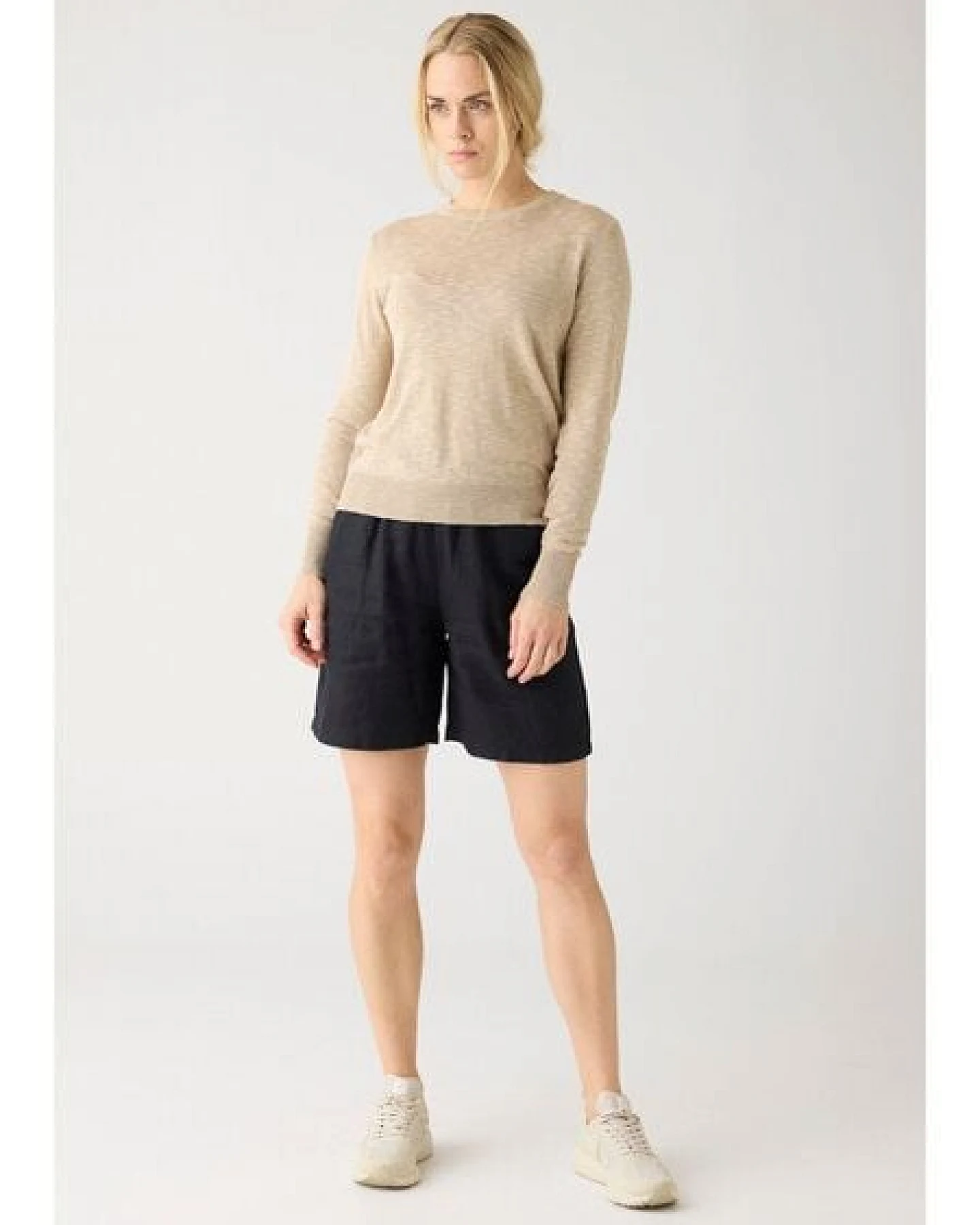 KnowledgeCotton Apparel Crew-Neck-Pullover aus Tencel Damen – Ansicht 4