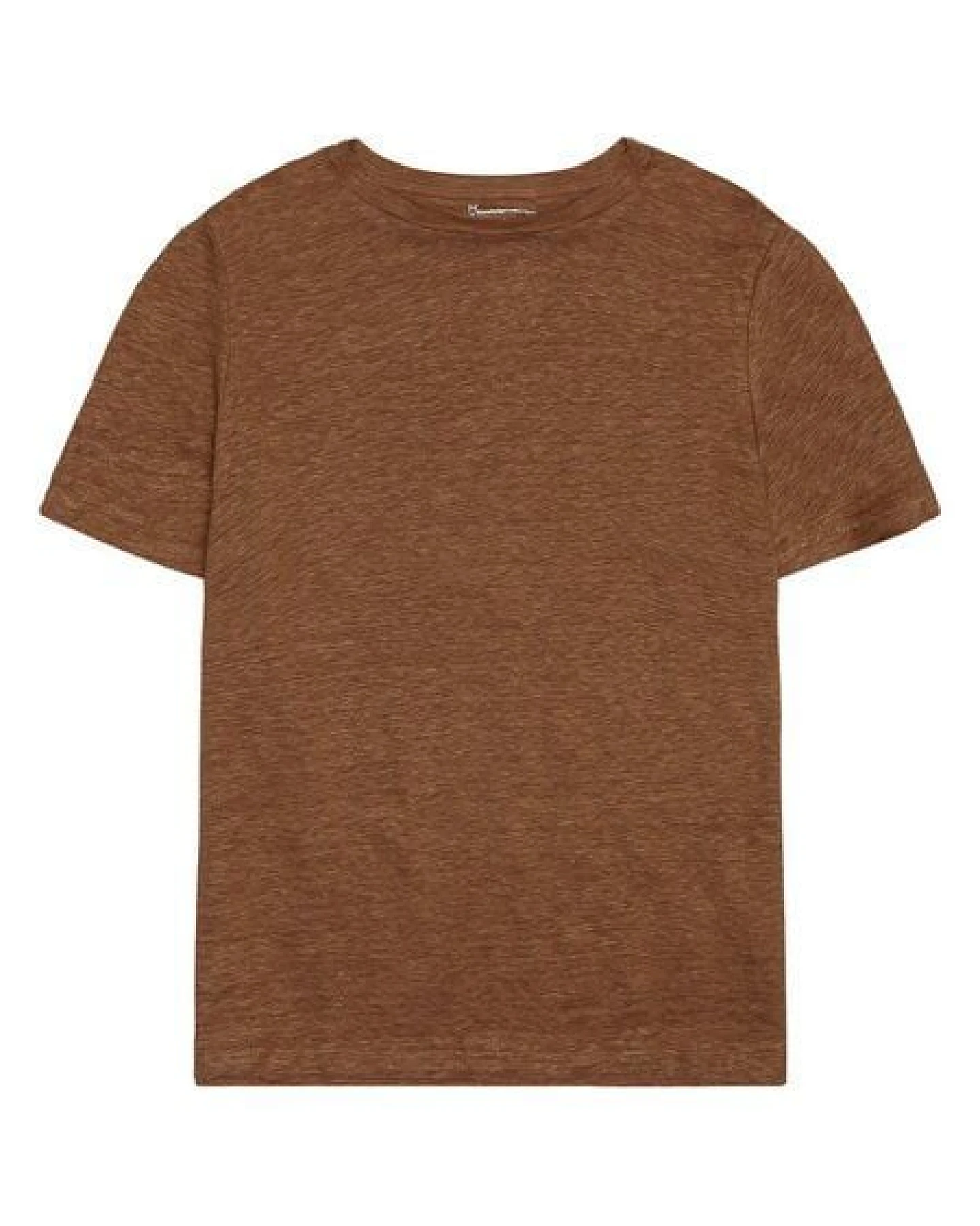 KnowledgeCotton Apparel Regular Leinen-T-Shirt aus Bio-Leinen - GOTS/Vegan – Ansicht 4