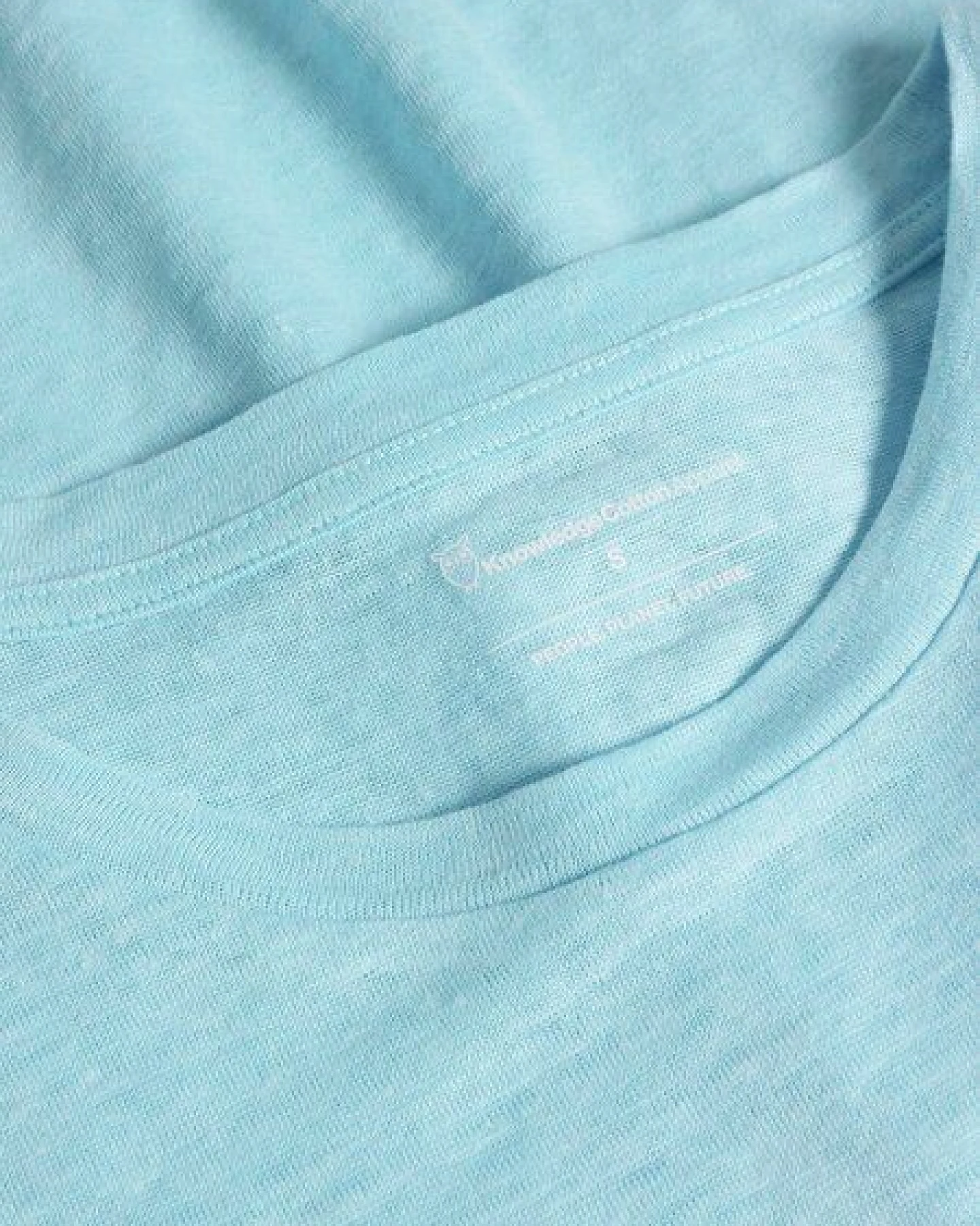 KnowledgeCotton Apparel Regular Leinen-T-Shirt aus Bio-Leinen - GOTS/Vegan – Ansicht 3