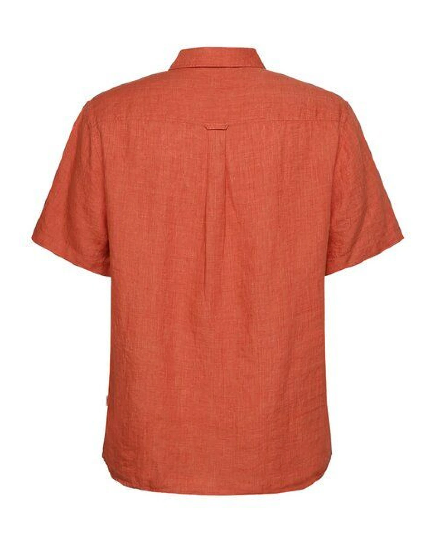 KnowledgeCotton Apparel Regular Leinen-Shirt mit kurzen Ärmeln Hemd - GOTS/Vegan – Ansicht 2