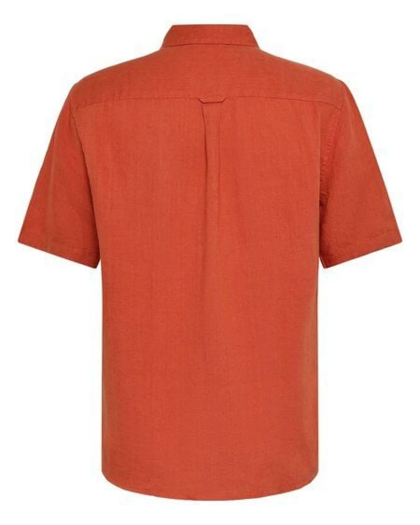 KnowledgeCotton Apparel Regular Leinen-Shirt mit kurzen Ärmeln Hemd - GOTS/Vegan – Ansicht 3