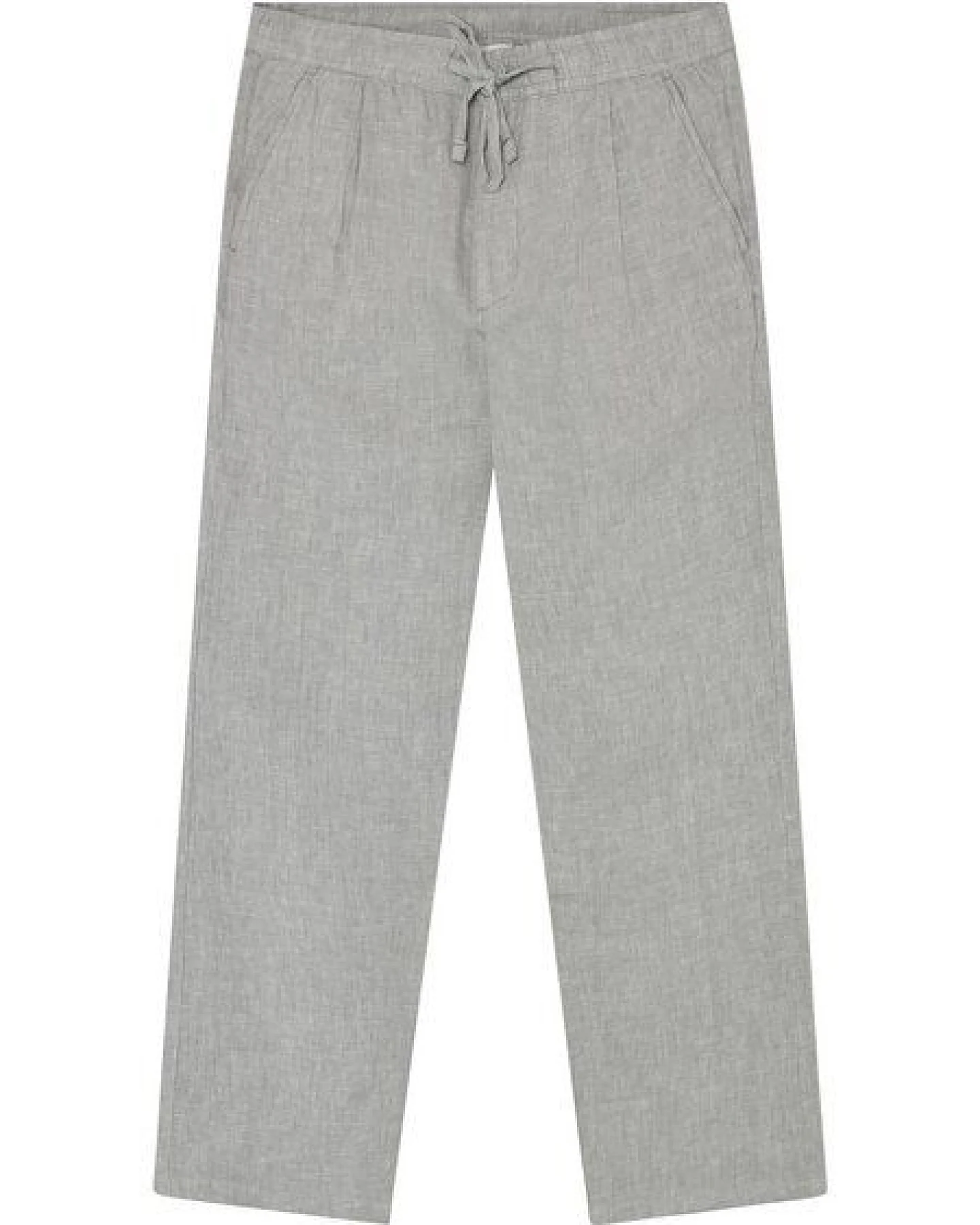 KnowledgeCotton Apparel Lange Hose FIG Loose aus Bio-Leinen – Ansicht 3