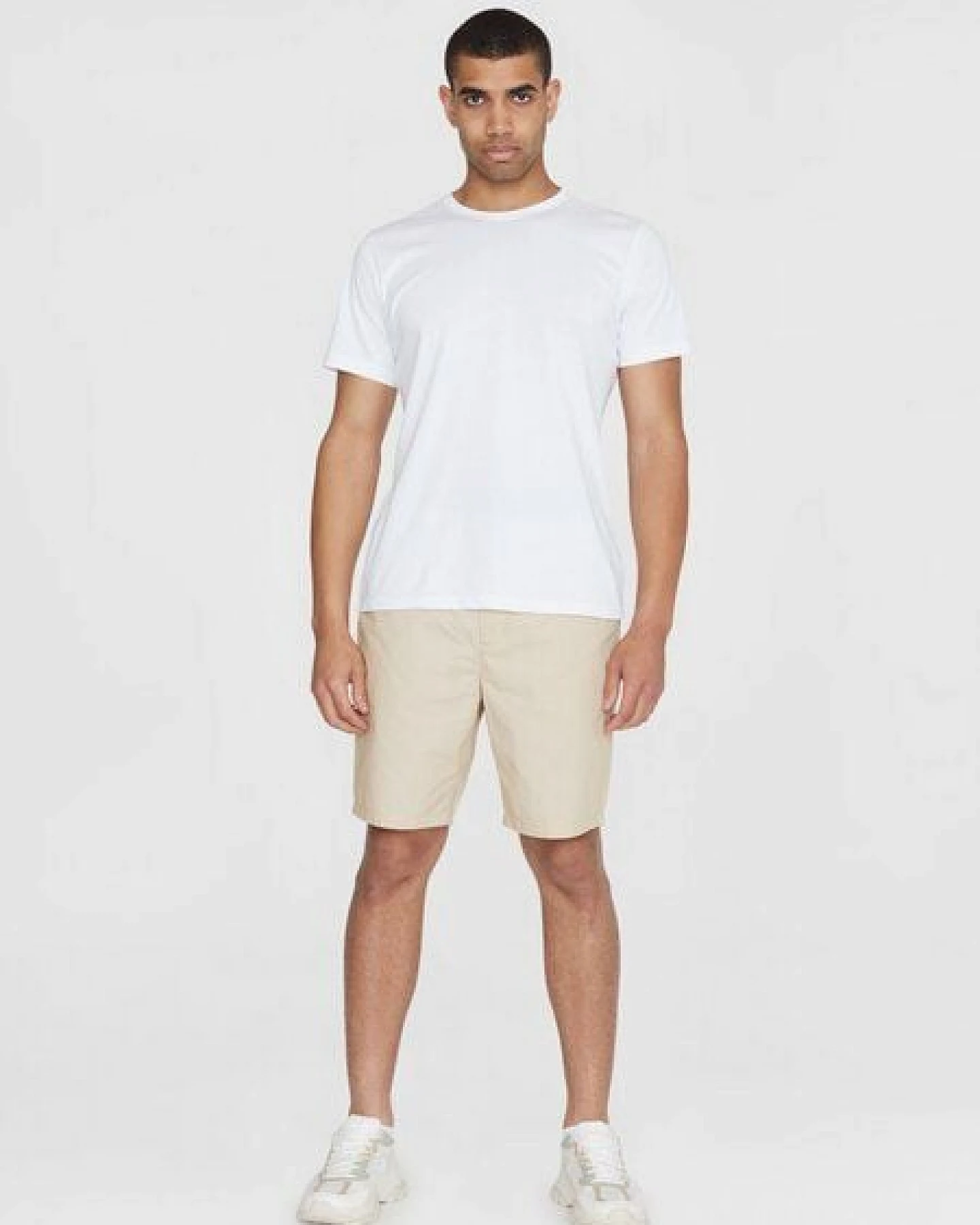 KnowledgeCotton Apparel Popelin Shorts FIG Loose aus Bio-Baumwolle – Ansicht 2