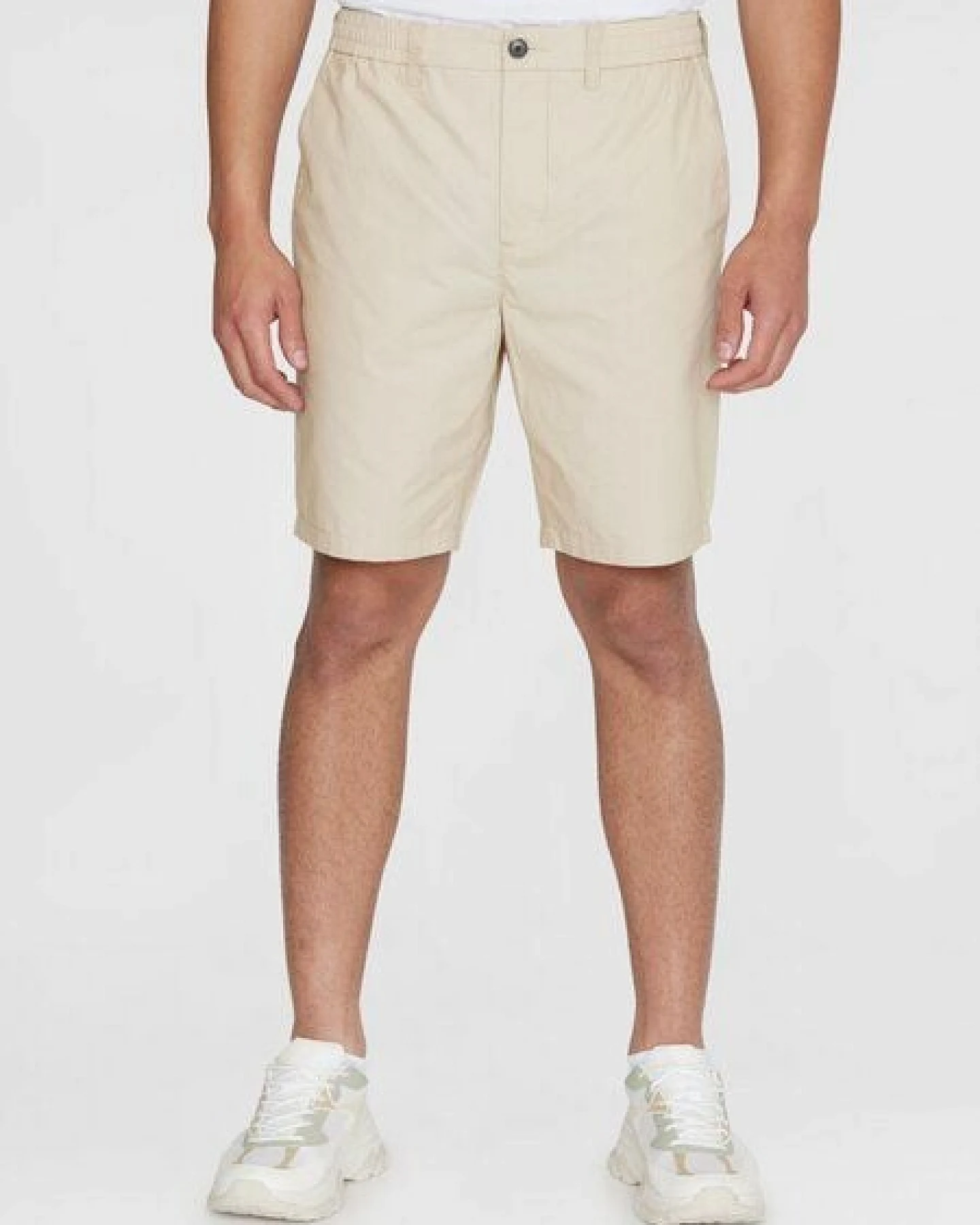 KnowledgeCotton Apparel Popelin Shorts FIG Loose aus Bio-Baumwolle – Ansicht 2