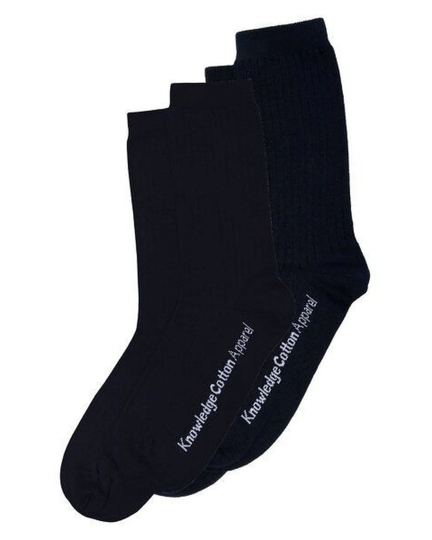 KnowledgeCotton Apparel 2-Pack Socken CLASSIC aus Bio-Baumwolle und recycelten Polyamiden – Ansicht 2