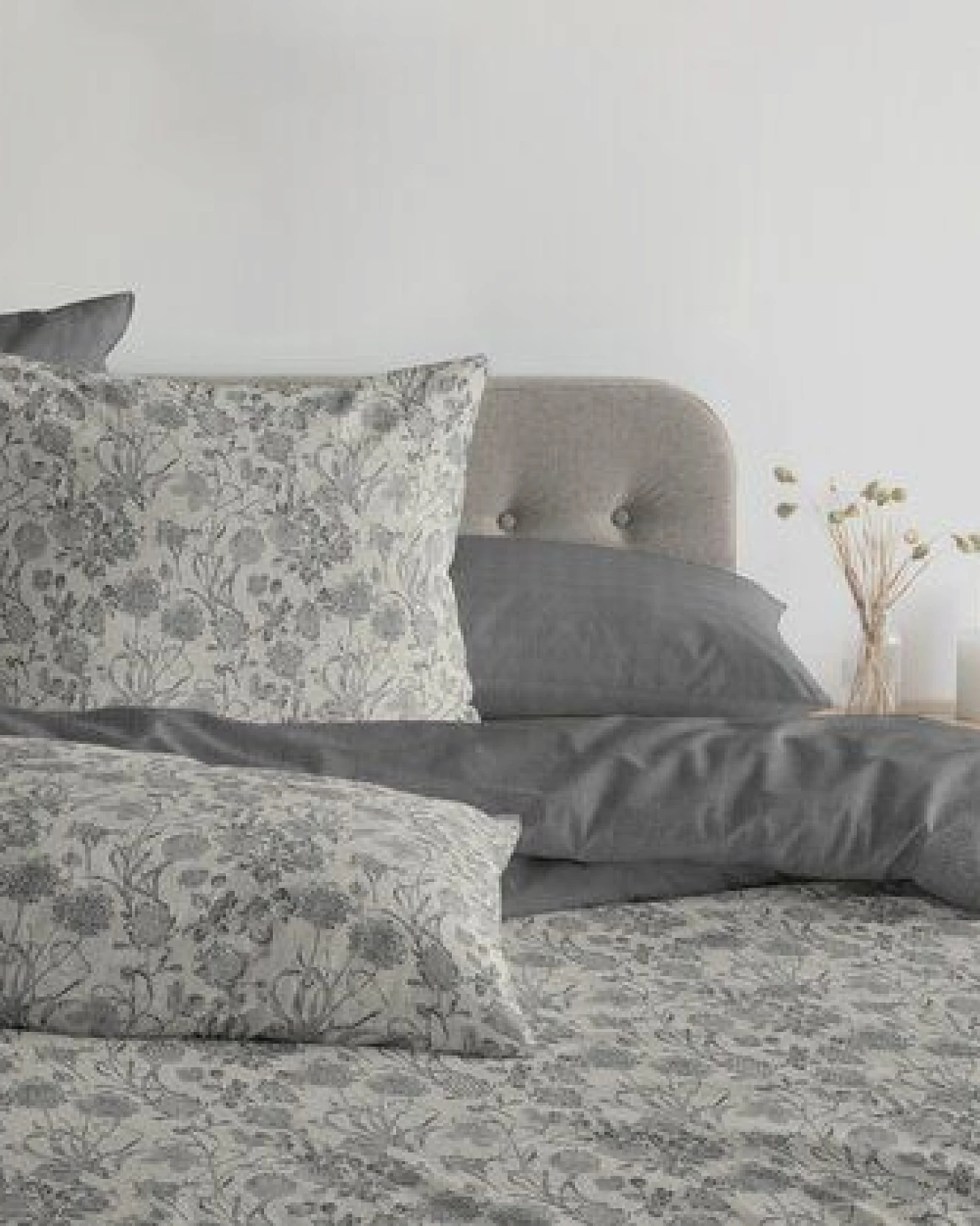 Nature by Adam Bettwäsche 2tlg aus 100% Bio-Baumwolle - Made in Germany - Flower Cuveé Light – Ansicht 4