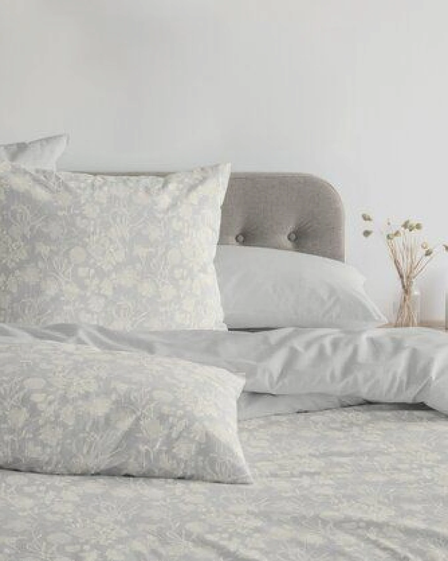 Nature by Adam Bettwäsche 2tlg aus 100% Bio-Baumwolle - Made in Germany - Flower Cuveé Light – Ansicht 4