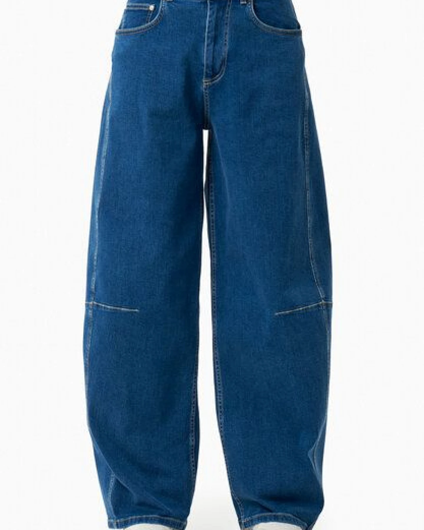 ORGANICATION Jeans mit Weitem Bein aus Bio-Baumwolle – Ansicht 2