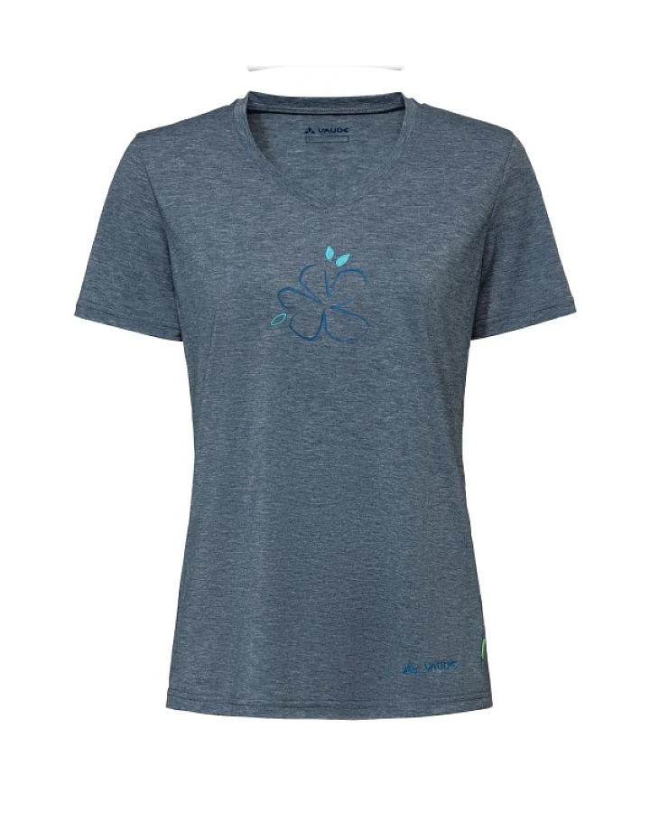 Vaude - Women's Skomer Print T-Shirt III - T-Shirt Gr 38 blau