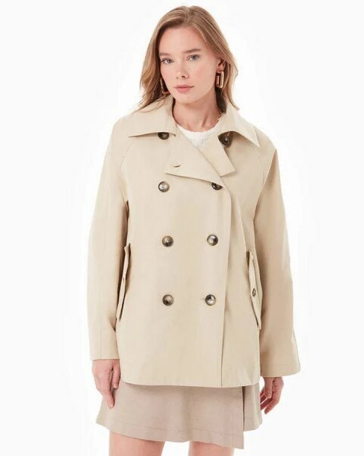 ORGANICATION Trenchcoat aus Bio-Baumwolle