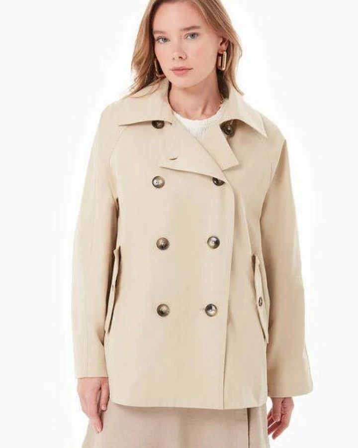 ORGANICATION Trenchcoat aus Bio-Baumwolle