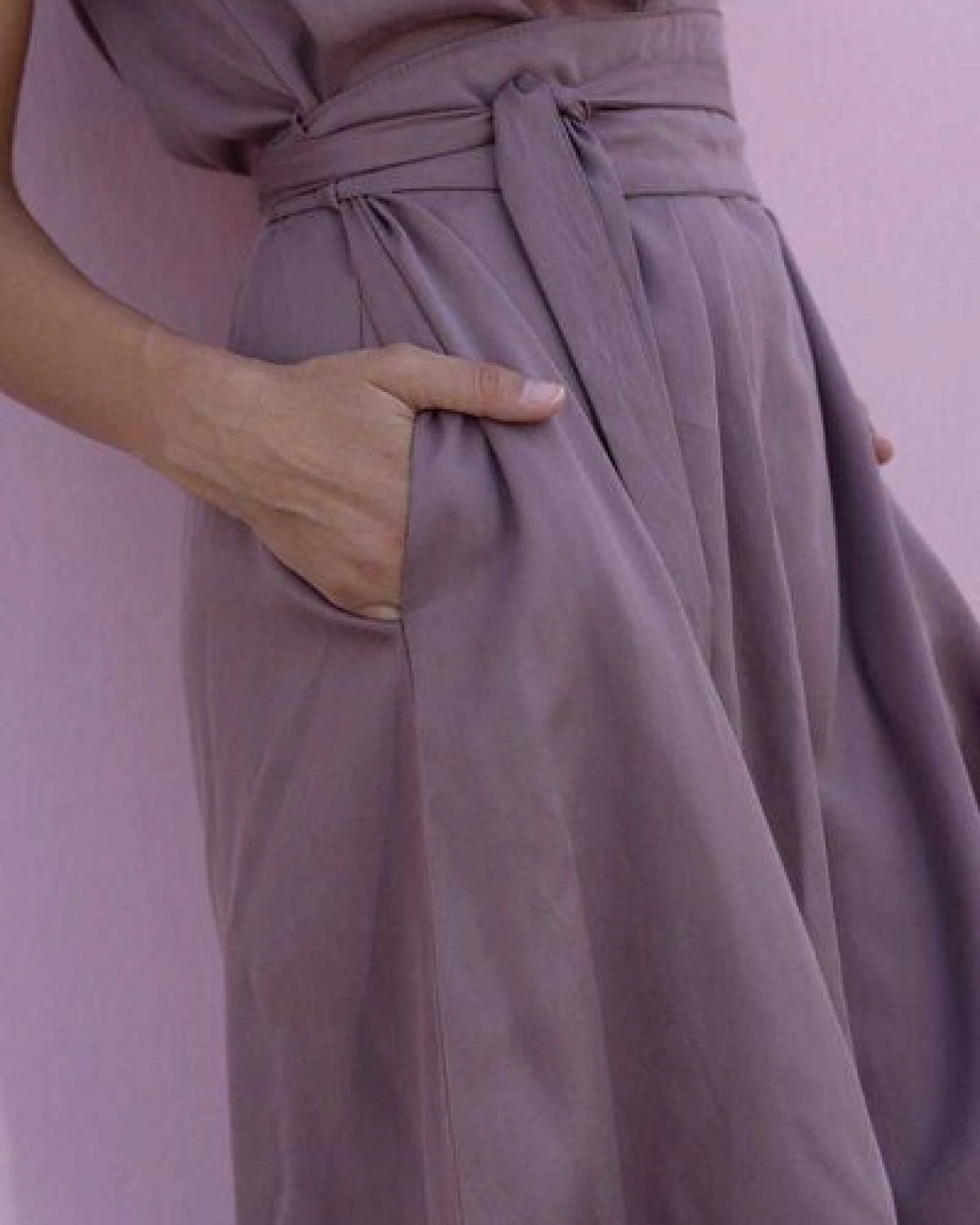 WiDDA berlin ADELE Kleid mauve aus TENCEL® – Ansicht 3