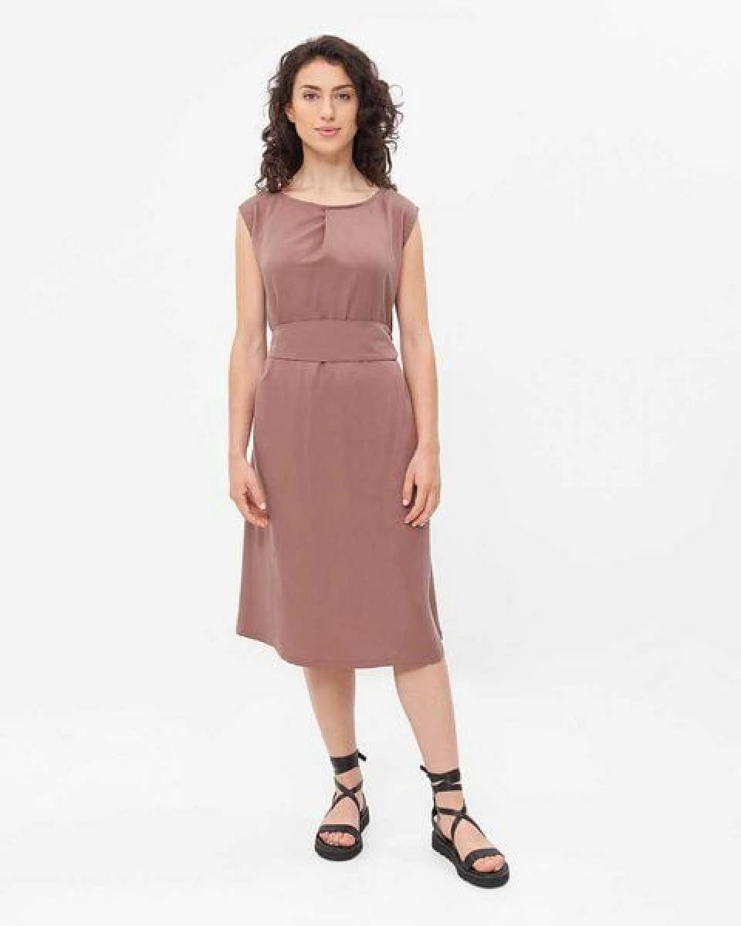 WiDDA berlin ADELE Kleid mauve aus TENCEL® – Ansicht 4