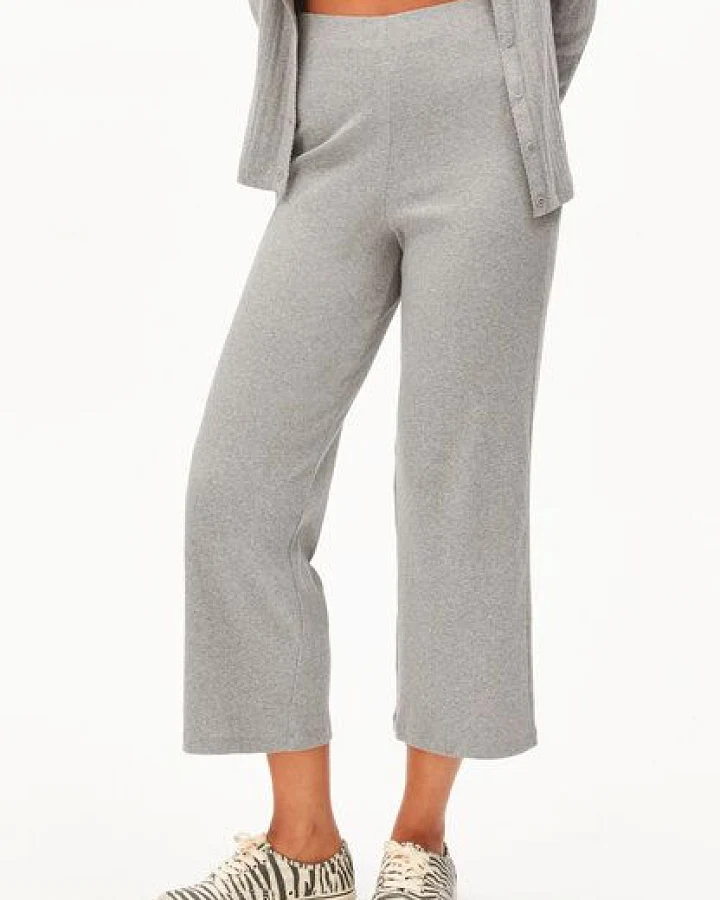 Produktseite: ARMEDANGELS NIANAA RIB Damen Ripp-Jerseyhose aus Bio-Baumwoll Mix