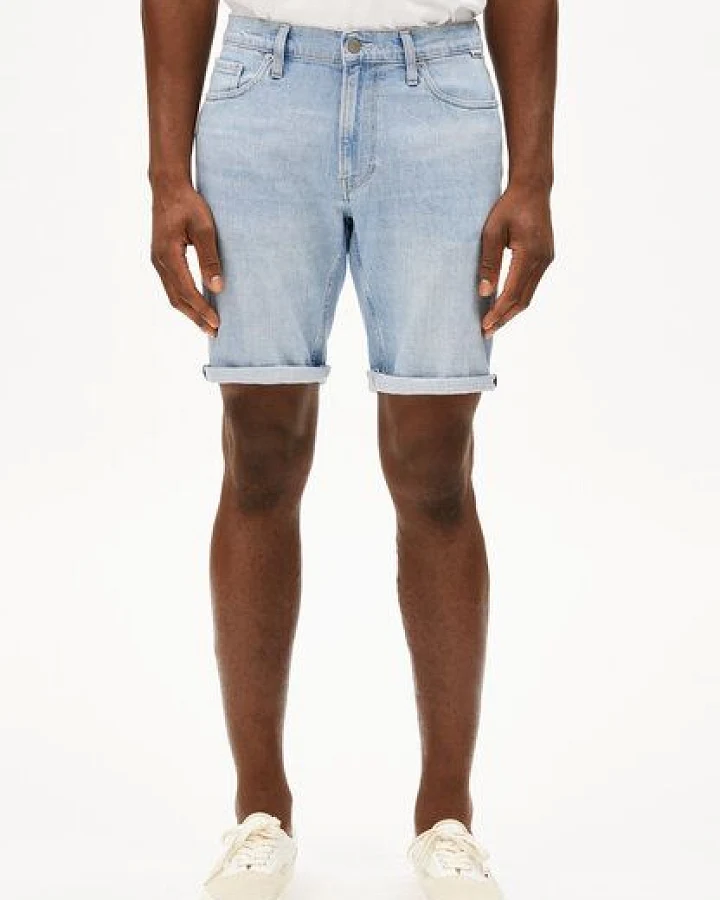 Produktseite: ARMEDANGELS NAAILO Herren Jeans Shorts aus Bio-Baumwoll-Hanf Mix