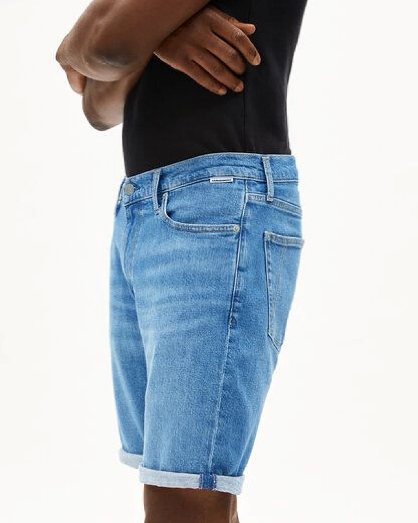 ARMEDANGELS NAAILO Herren Jeans Shorts aus Bio-Baumwoll-Hanf Mix – Ansicht 3