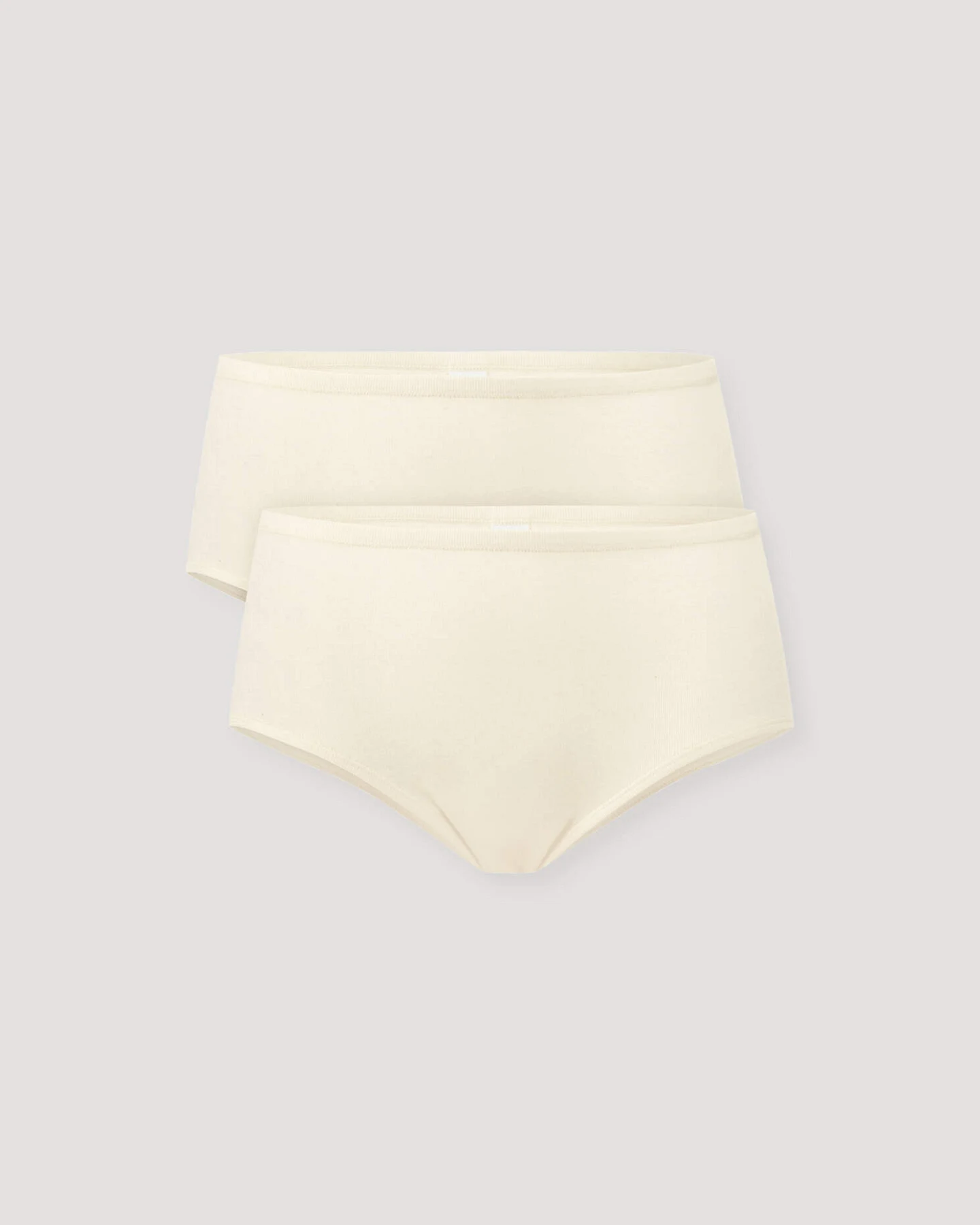 hessnatur Damen Panty Regular Cut 2er-Pack PURE COTTON aus Bio-Baumwolle - natur - Größe 40 – Ansicht 3