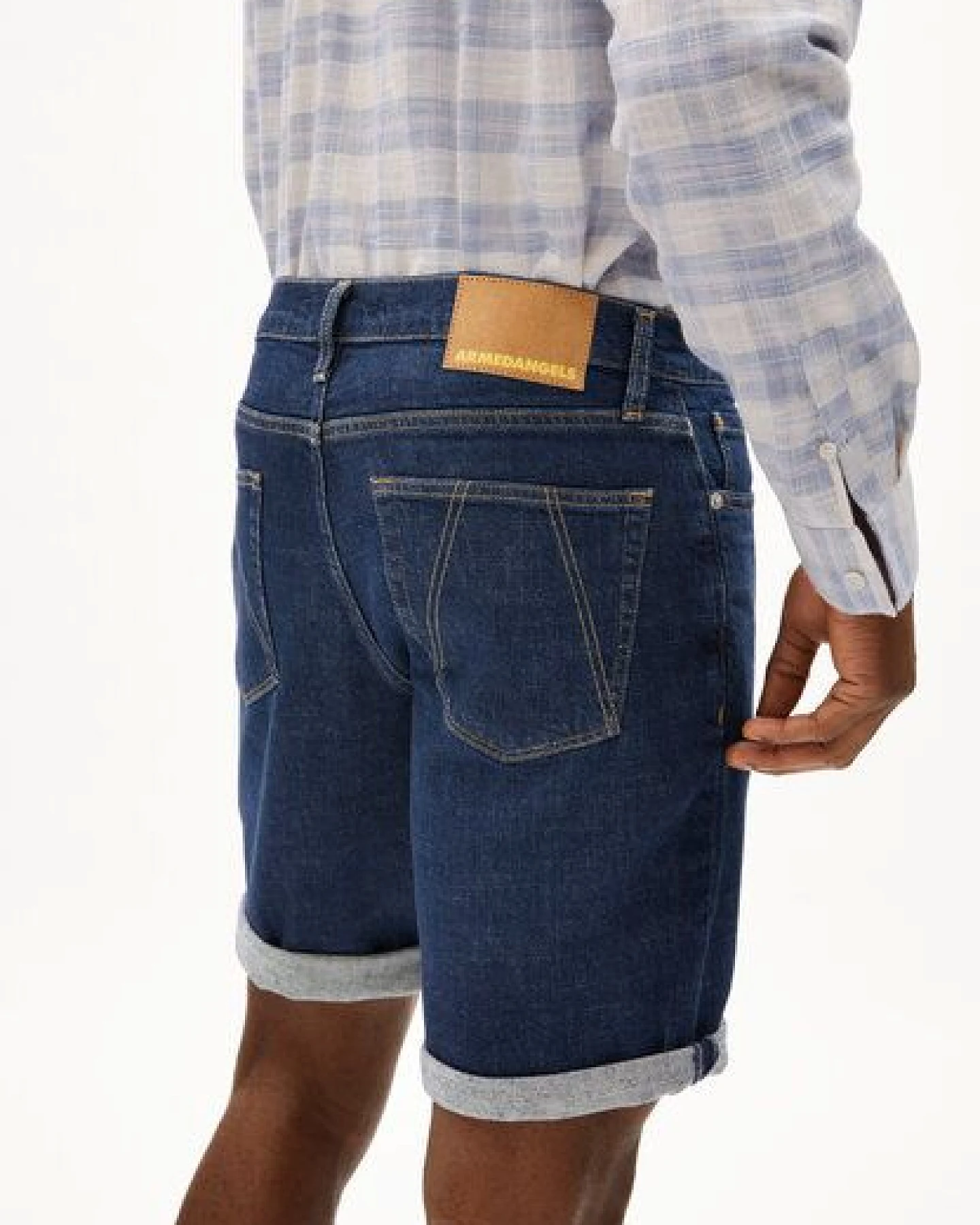 ARMEDANGELS NAAILO Herren Jeans Shorts aus Bio-Baumwoll-Hanf Mix – Ansicht 3