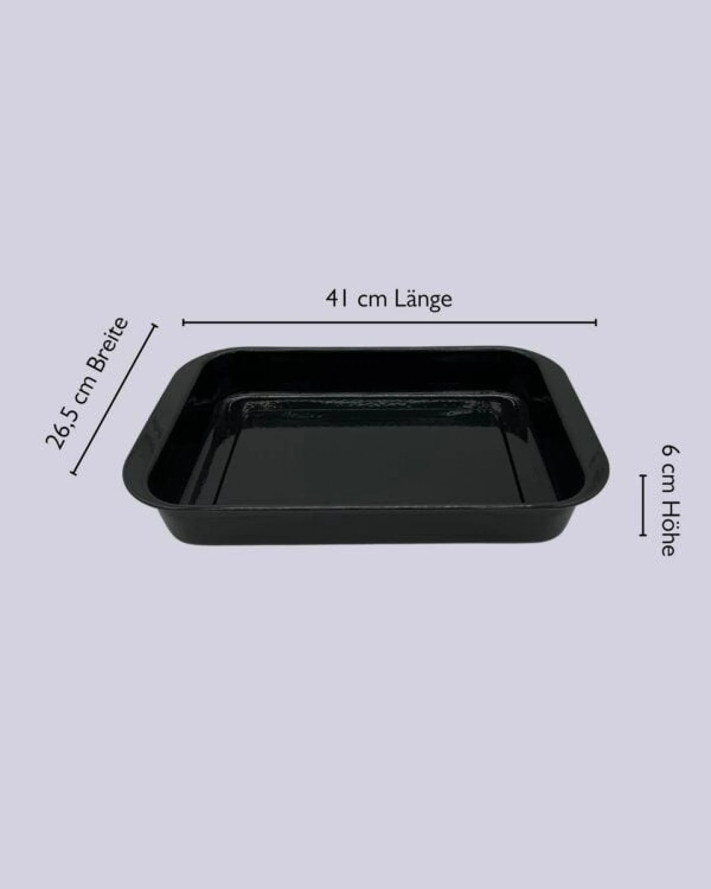 NAKOA Premium Bräter für Backofen & Grill aus natürlichen Rohstoffen mit hervorragender Antihaftwirkung – Ansicht 4