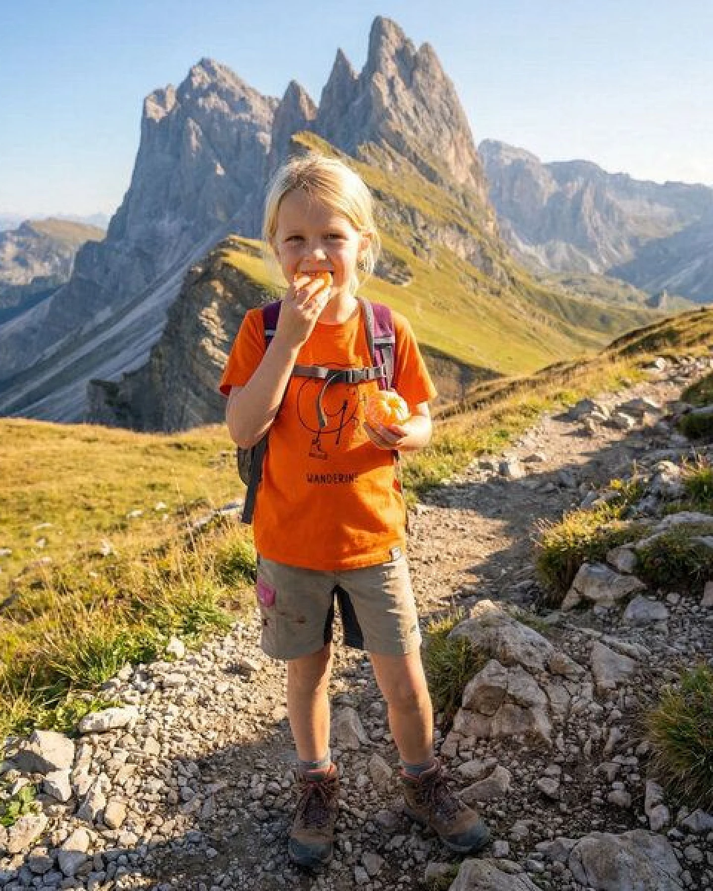 GARY MASH Kinder T-Shirt Wanderine aus Bio-Baumwolle – Ansicht 2