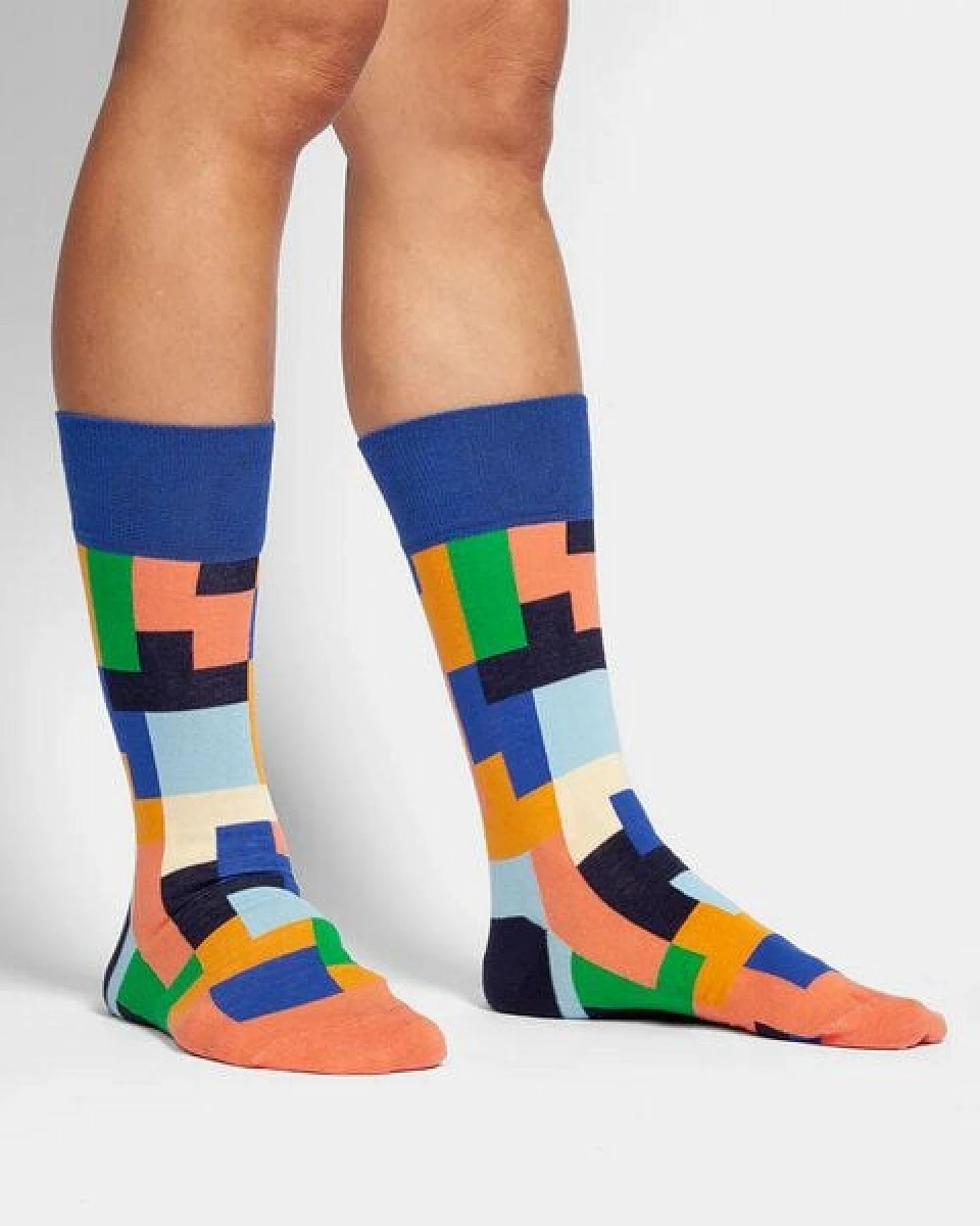 DillySocks Socken Tetrical Vision aus Biobaumwoll-Mix – Ansicht 3