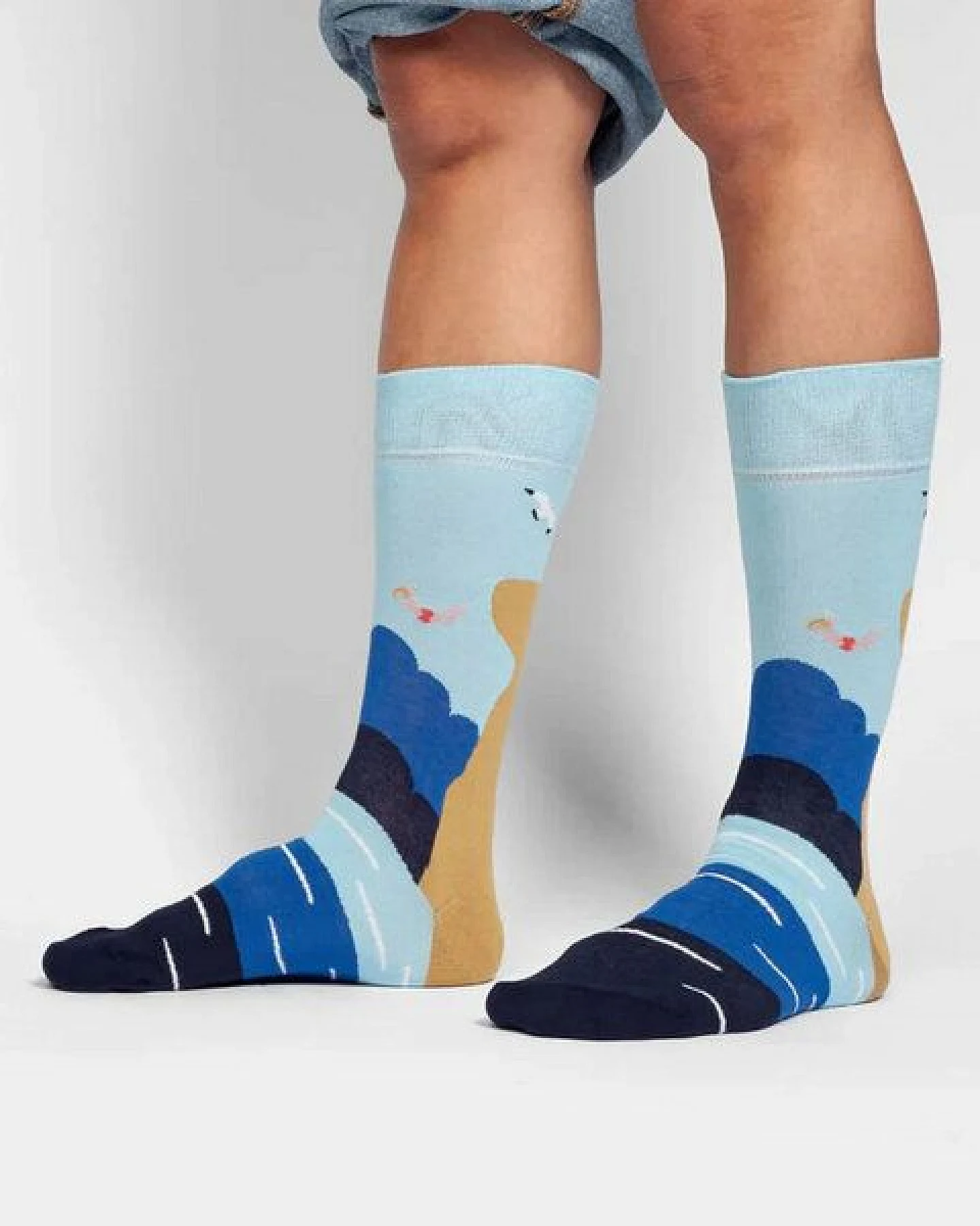 DillySocks Socken Ocean Dive aus Biobaumwoll-Mix – Ansicht 4