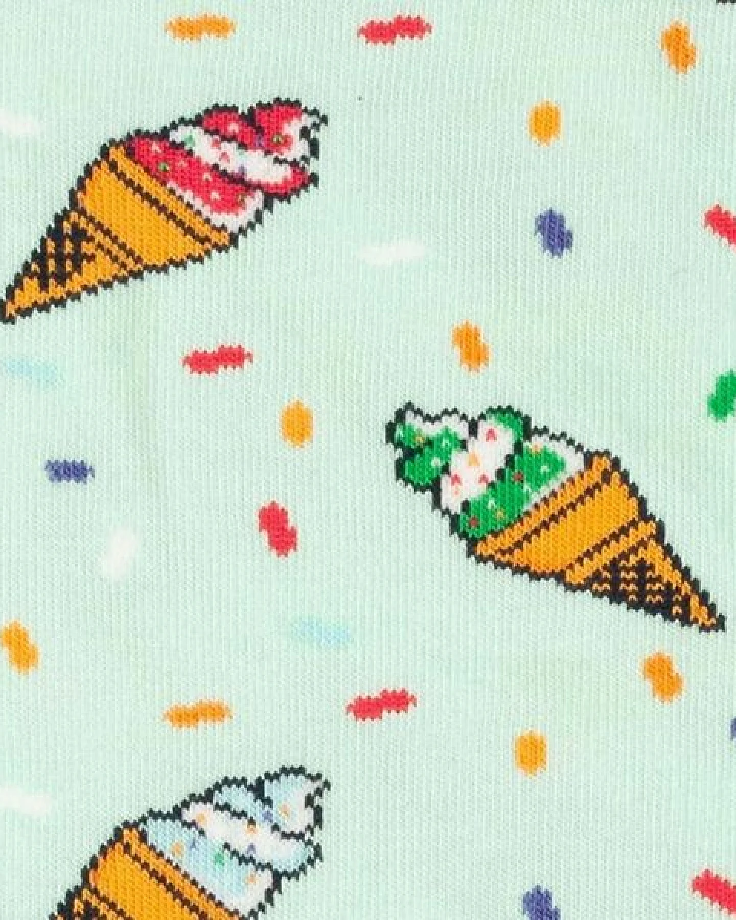 DillySocks Socken Ice Cream Party aus Biobaumwoll-Mix – Ansicht 2