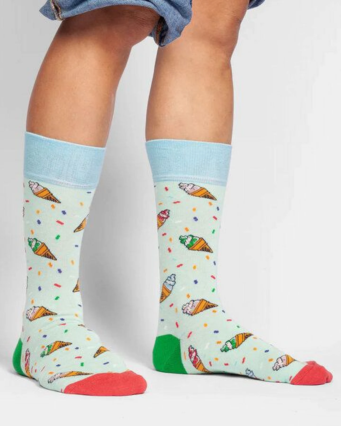 DillySocks Socken Ice Cream Party aus Biobaumwoll-Mix – Ansicht 3
