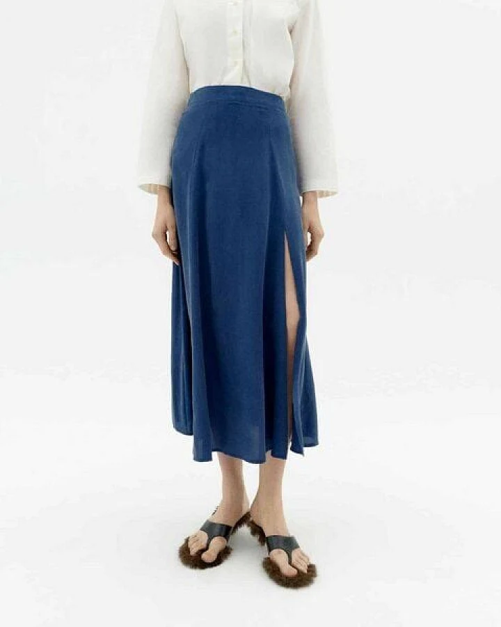 thinking mu Tora Skirt - Damen Rock aus Cupro