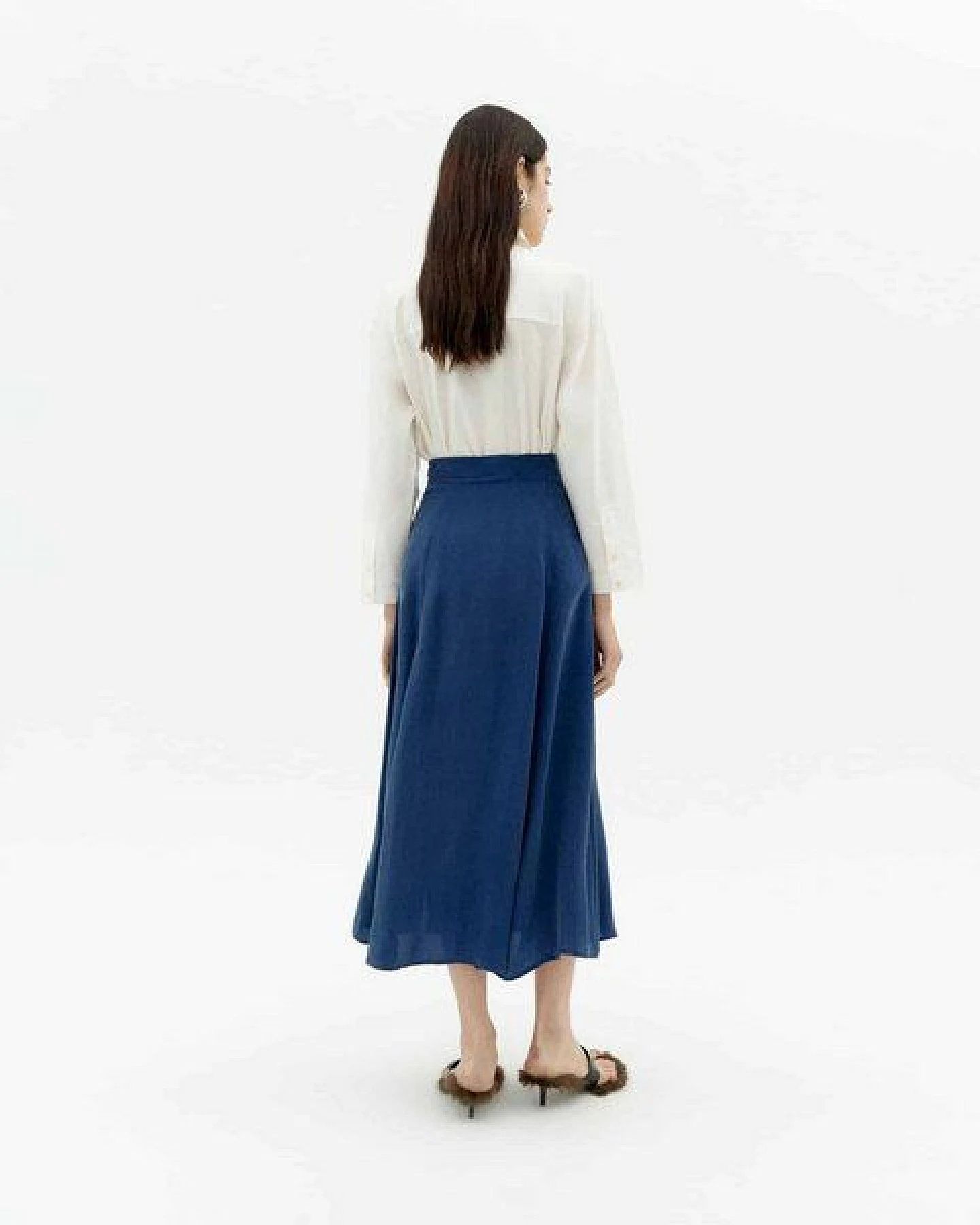 thinking mu Tora Skirt - Damen Rock aus Cupro – Ansicht 4