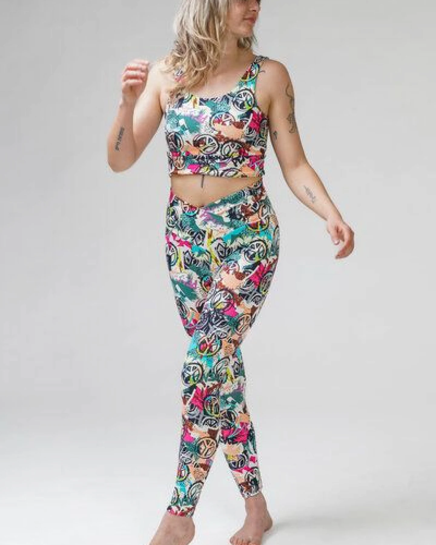 YogiLiebe Yoga double wende Bra "Shanti" aus Bio-Baumwolle – Ansicht 2