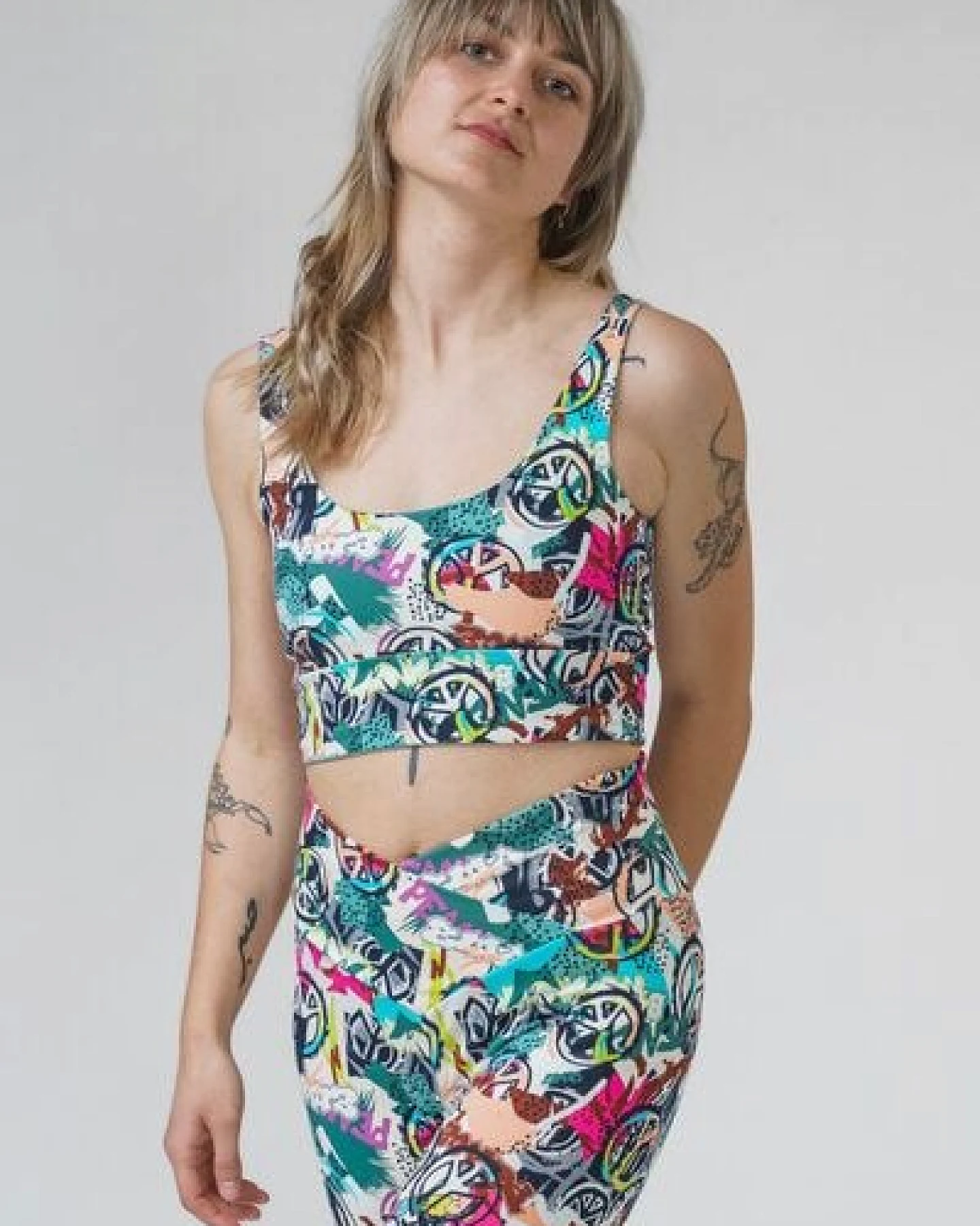 YogiLiebe Yoga double wende Bra "Shanti" aus Bio-Baumwolle – Ansicht 4