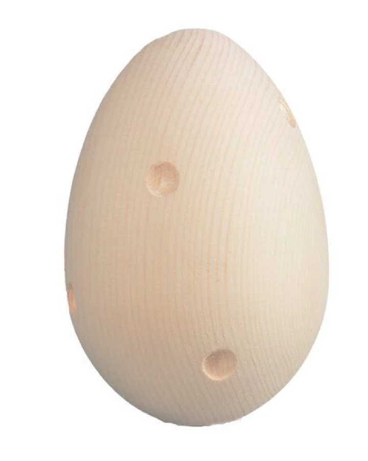 Demi-Art Osterei aus Zirbenholz